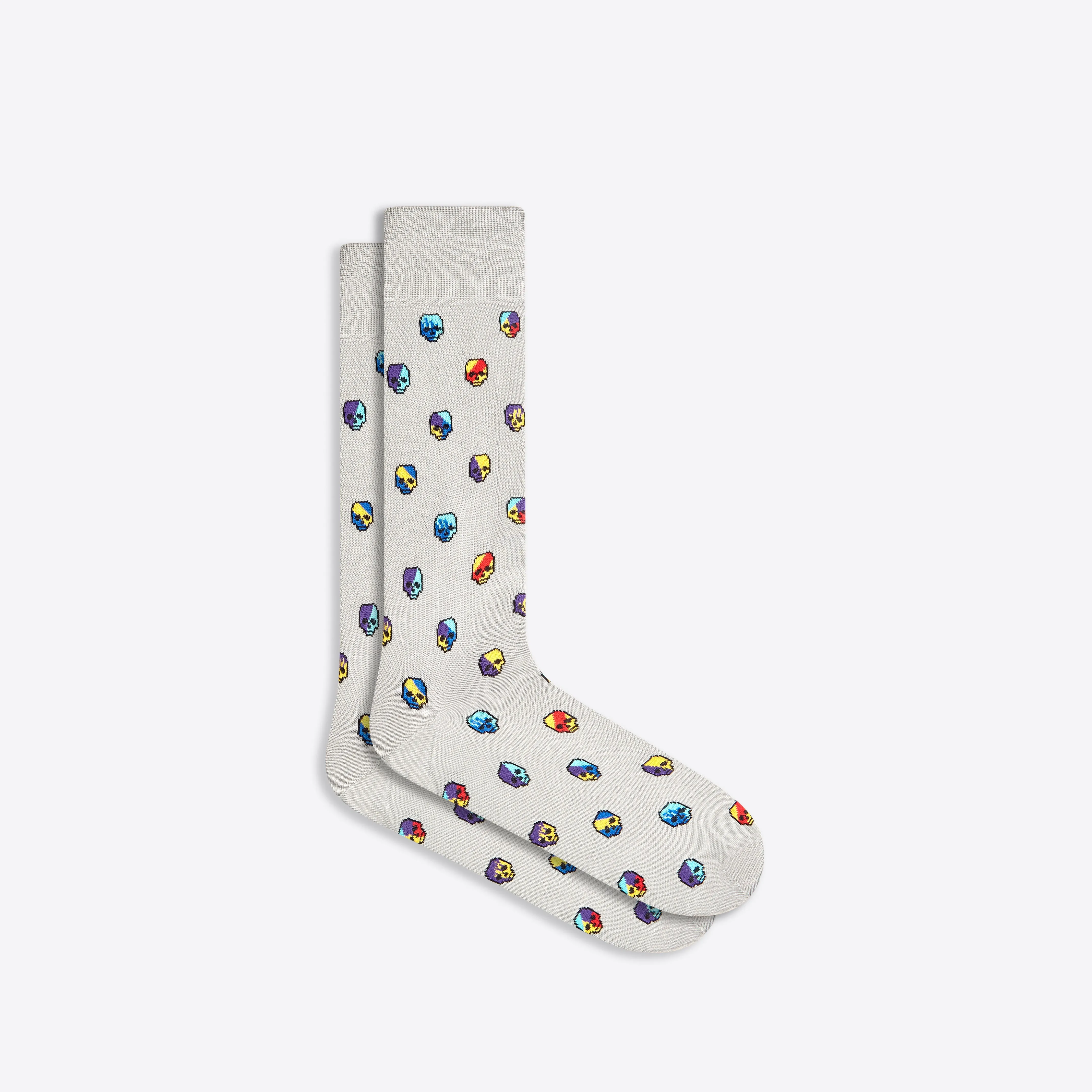 Skulls Mid-Calf Socks sold by Bugatchi