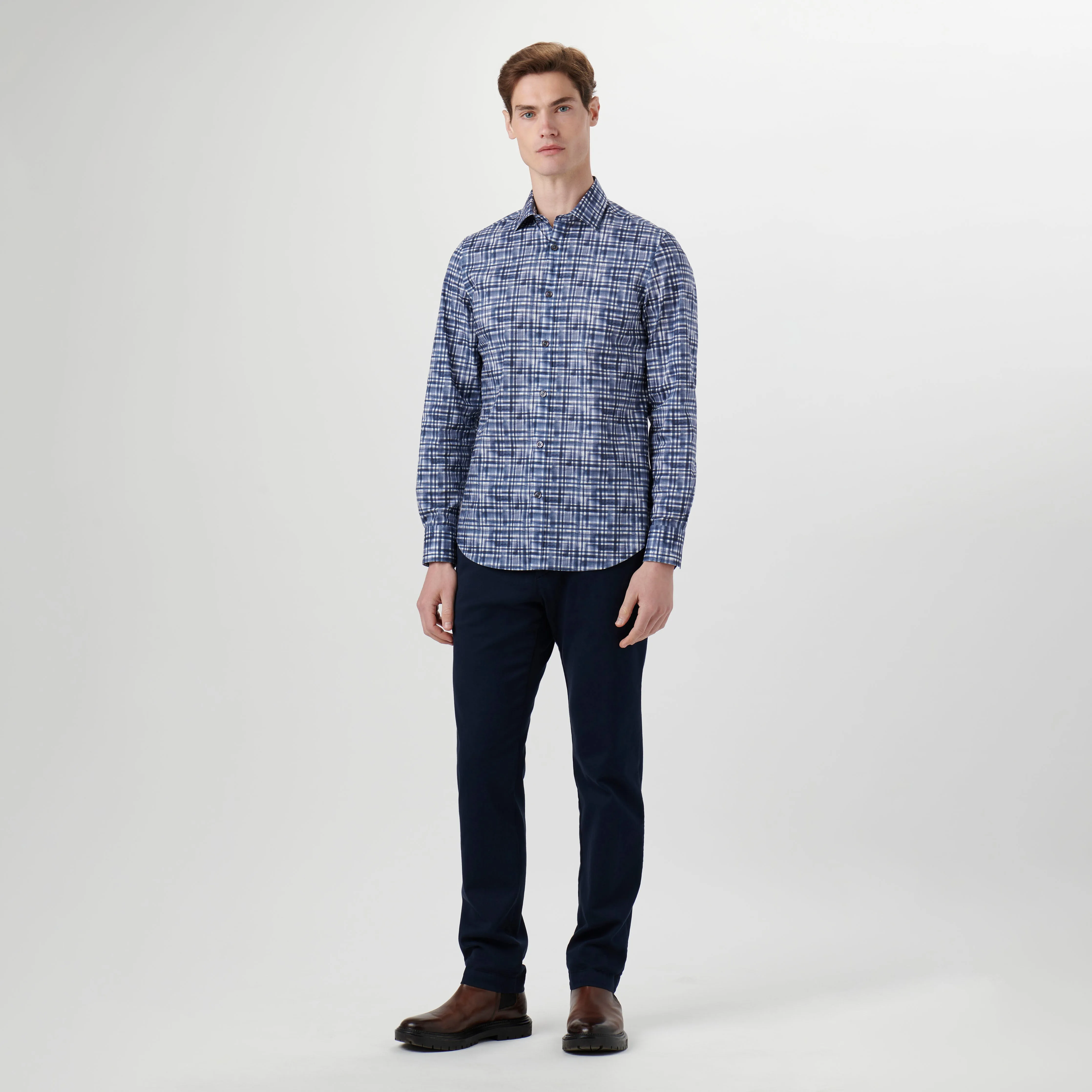 Julian Airbrush Print Shirt sold by Bugatchi product image thumbnail 5