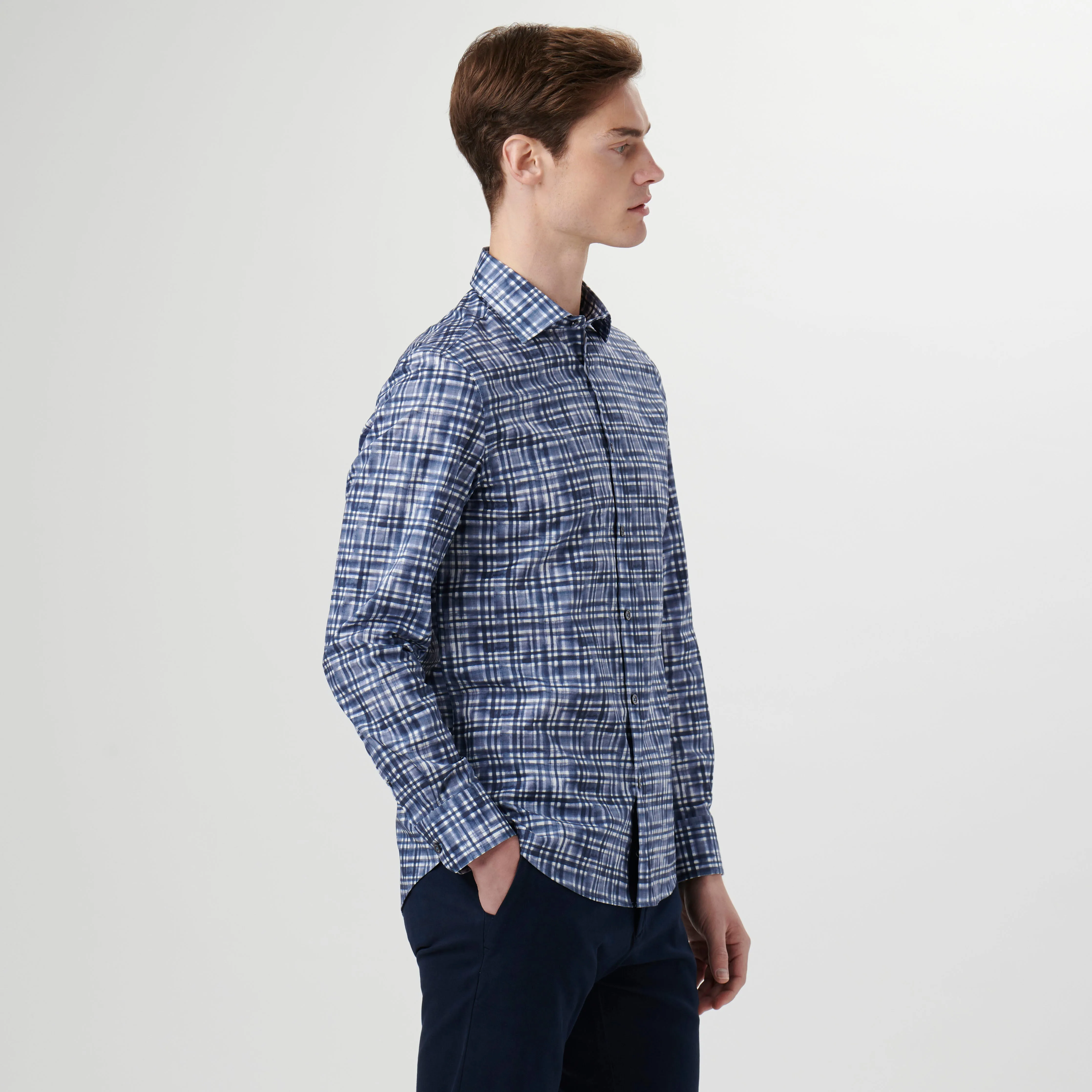 Julian Airbrush Print Shirt sold by Bugatchi product image thumbnail 3