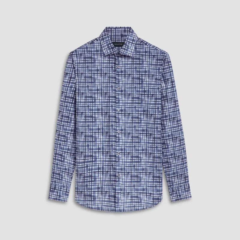 Julian Airbrush Print Shirt sold by Bugatchi