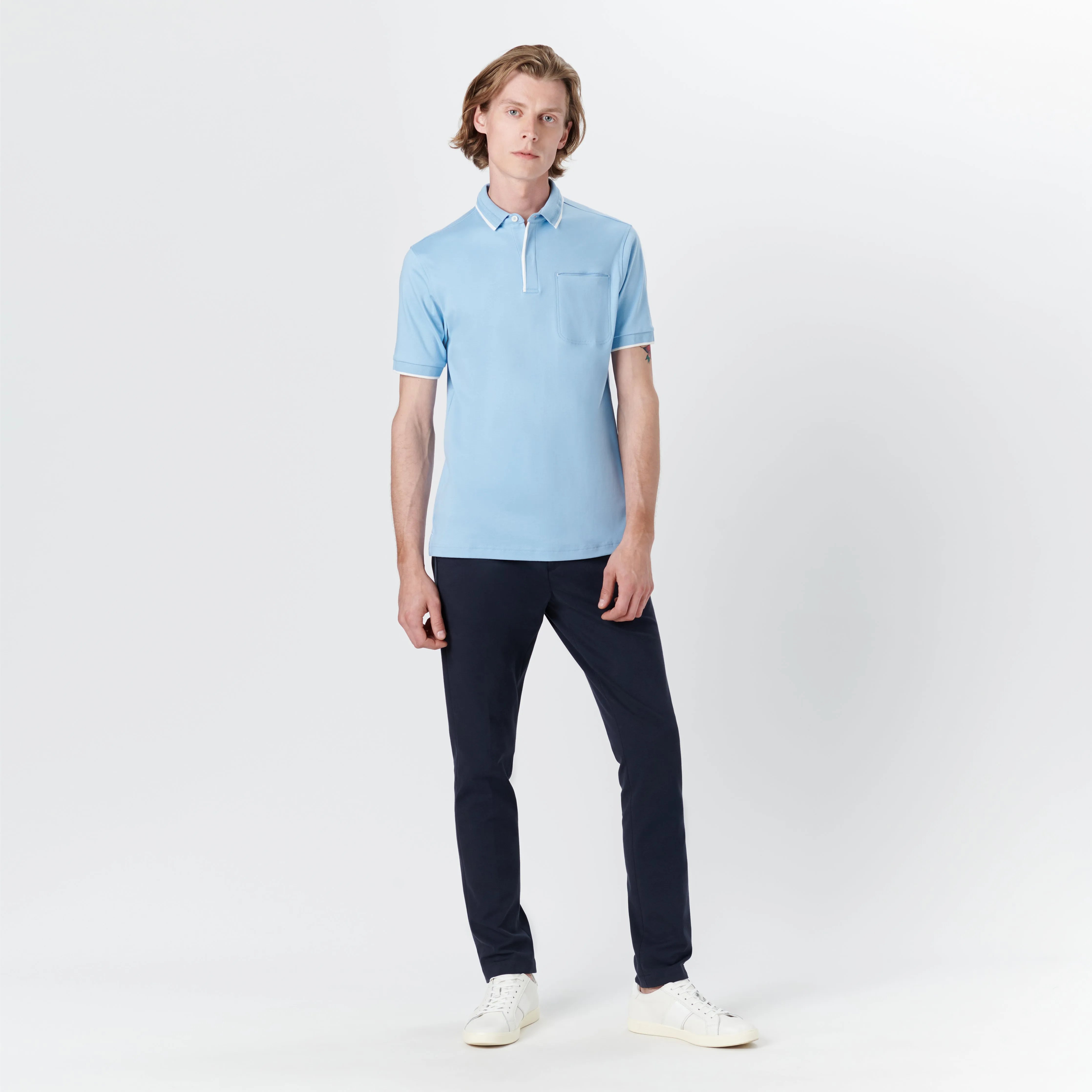 Short Sleeve Polo sold by Bugatchi product image thumbnail 5