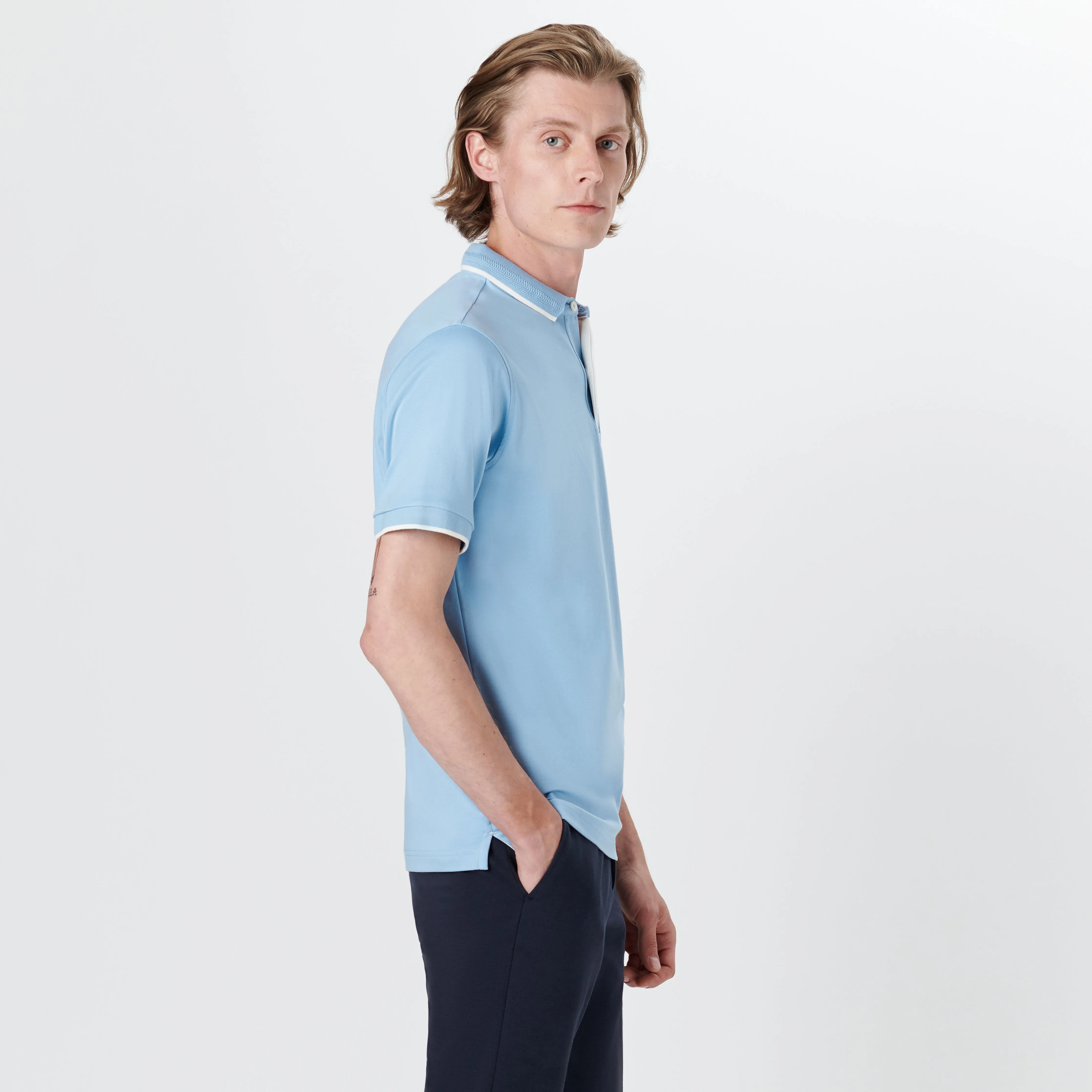 Short Sleeve Polo sold by Bugatchi product image thumbnail 3