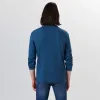 Solid & Stripe Combo Crew Neck Sweater sold by Bugatchi