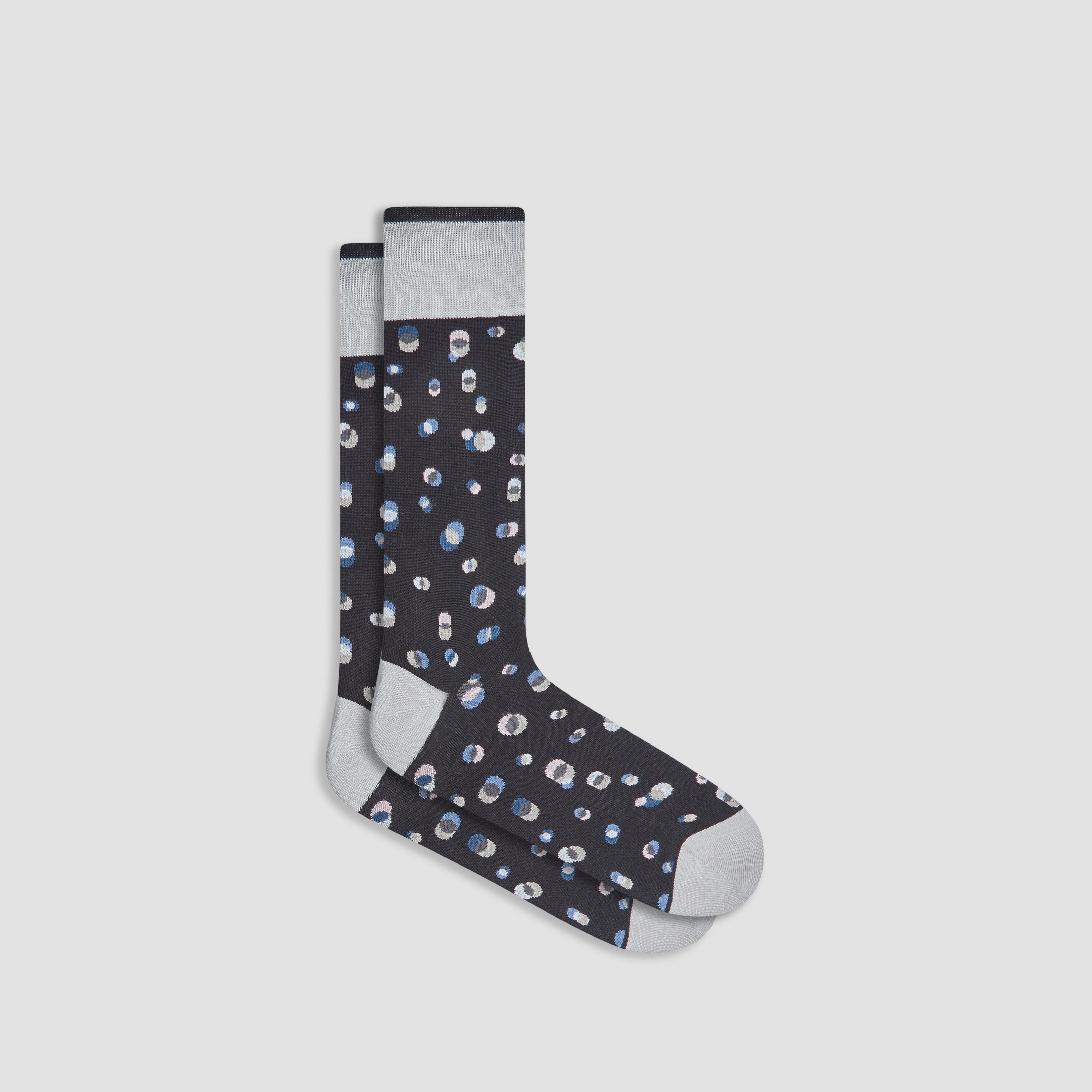 Geometric Mid-Calf Socks sold by Bugatchi