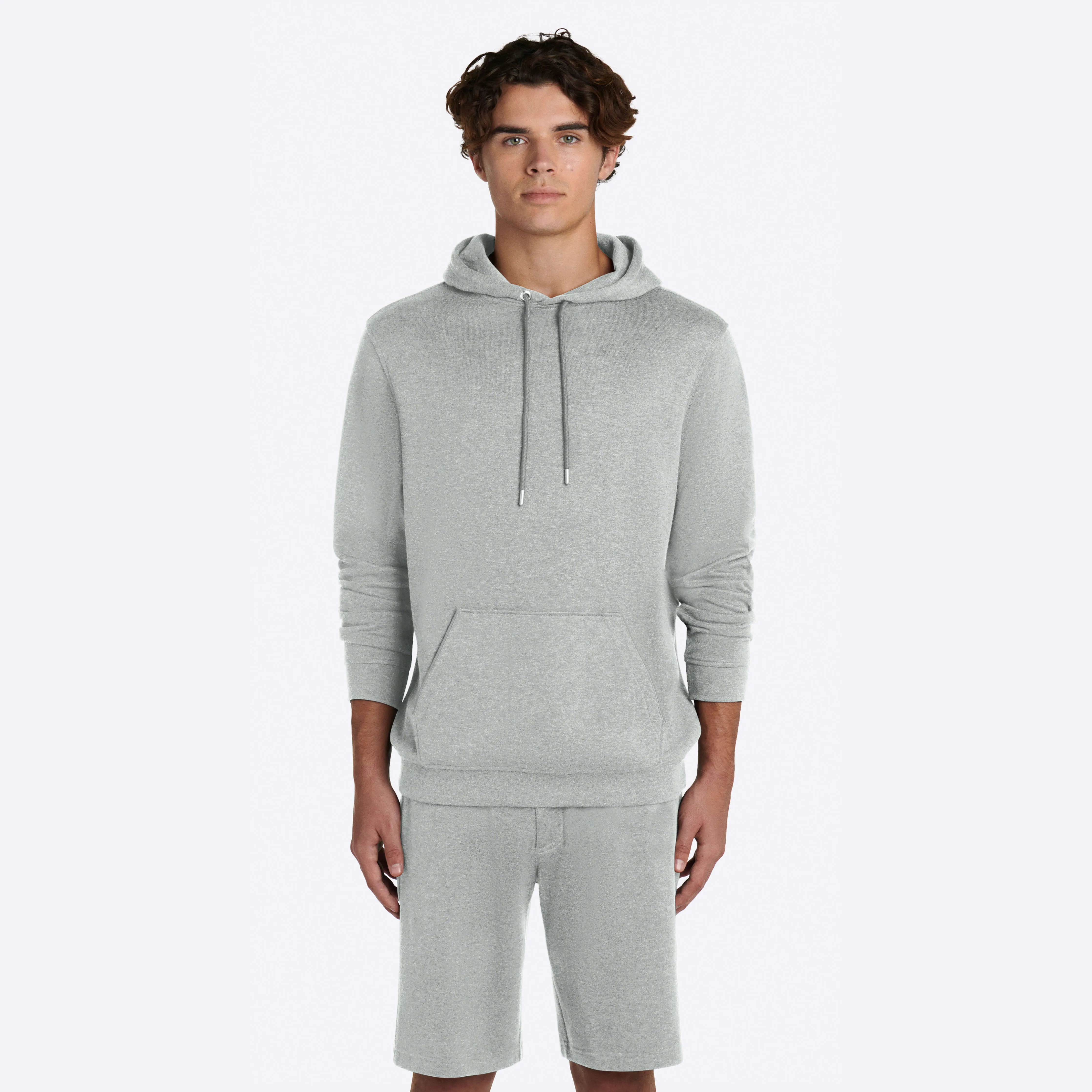 COMFORT Solid Heather Sweatshirt with Hood sold by Bugatchi product image thumbnail 2