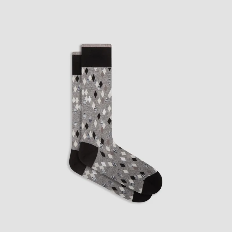 Argyle Mid-Calf Socks sold by Bugatchi