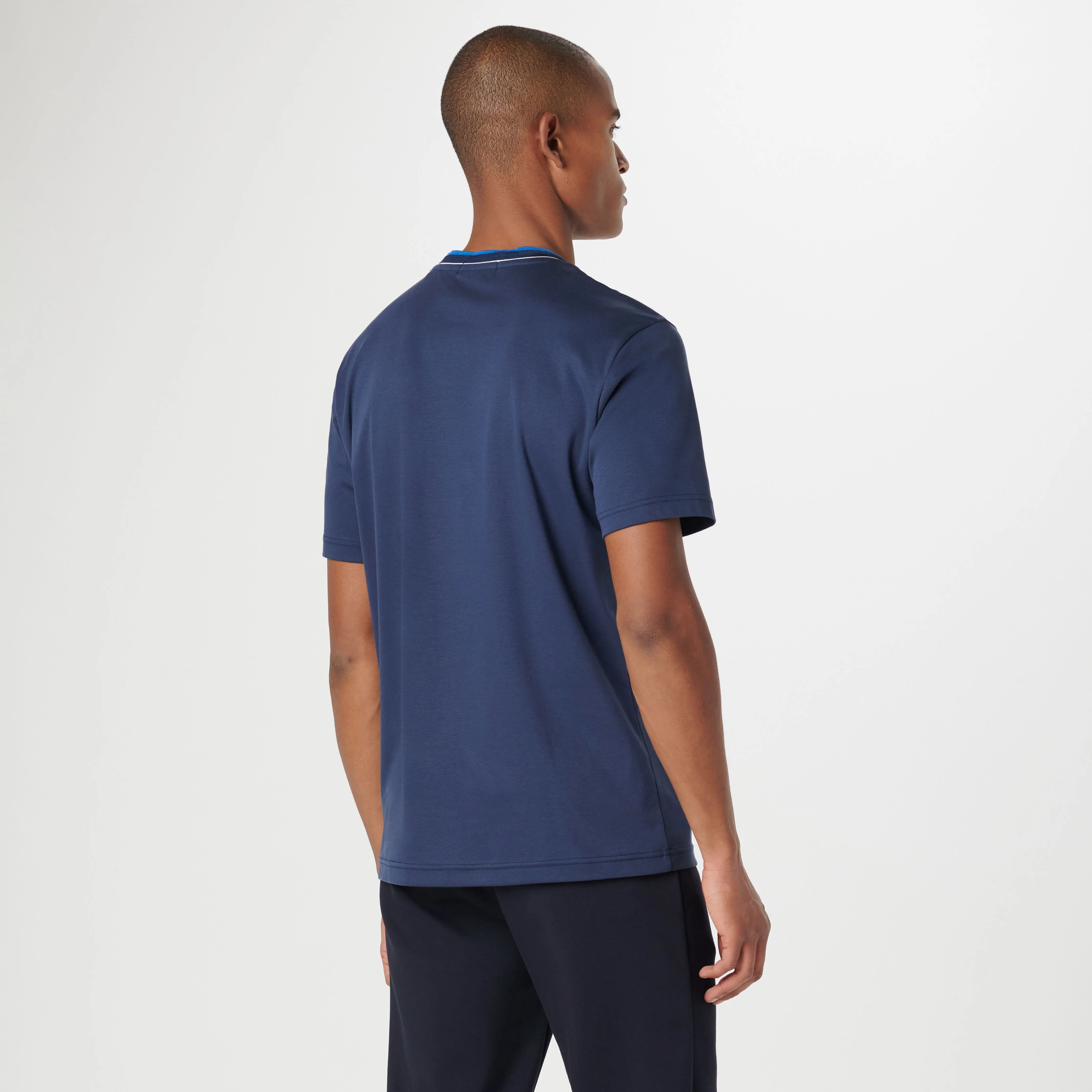 Crew Neck Pima T-Shirt sold by Bugatchi product image thumbnail 4