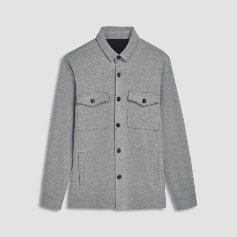 Knit Shirt Jacket sold by Bugatchi