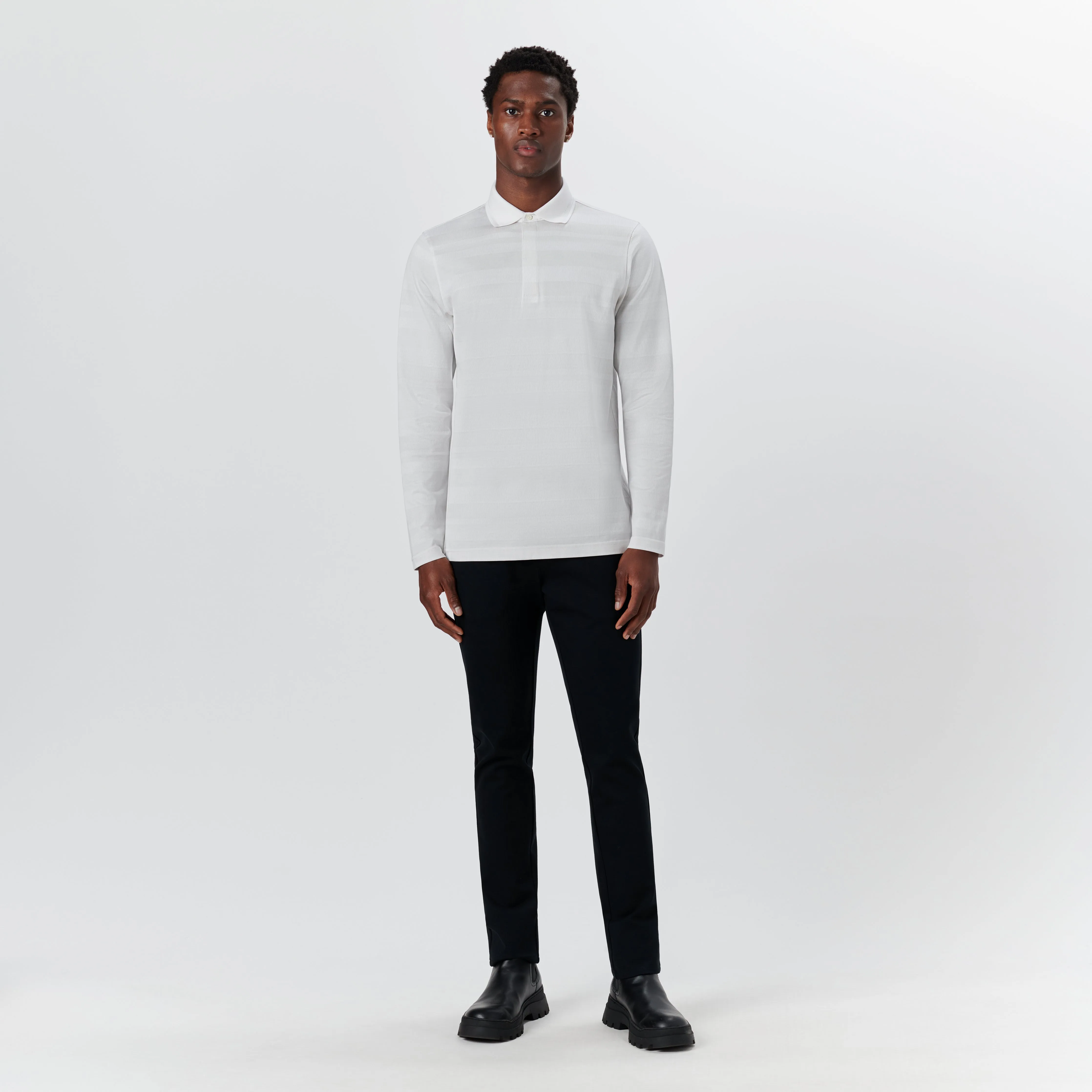 Long Sleeve Polo sold by Bugatchi product image thumbnail 5