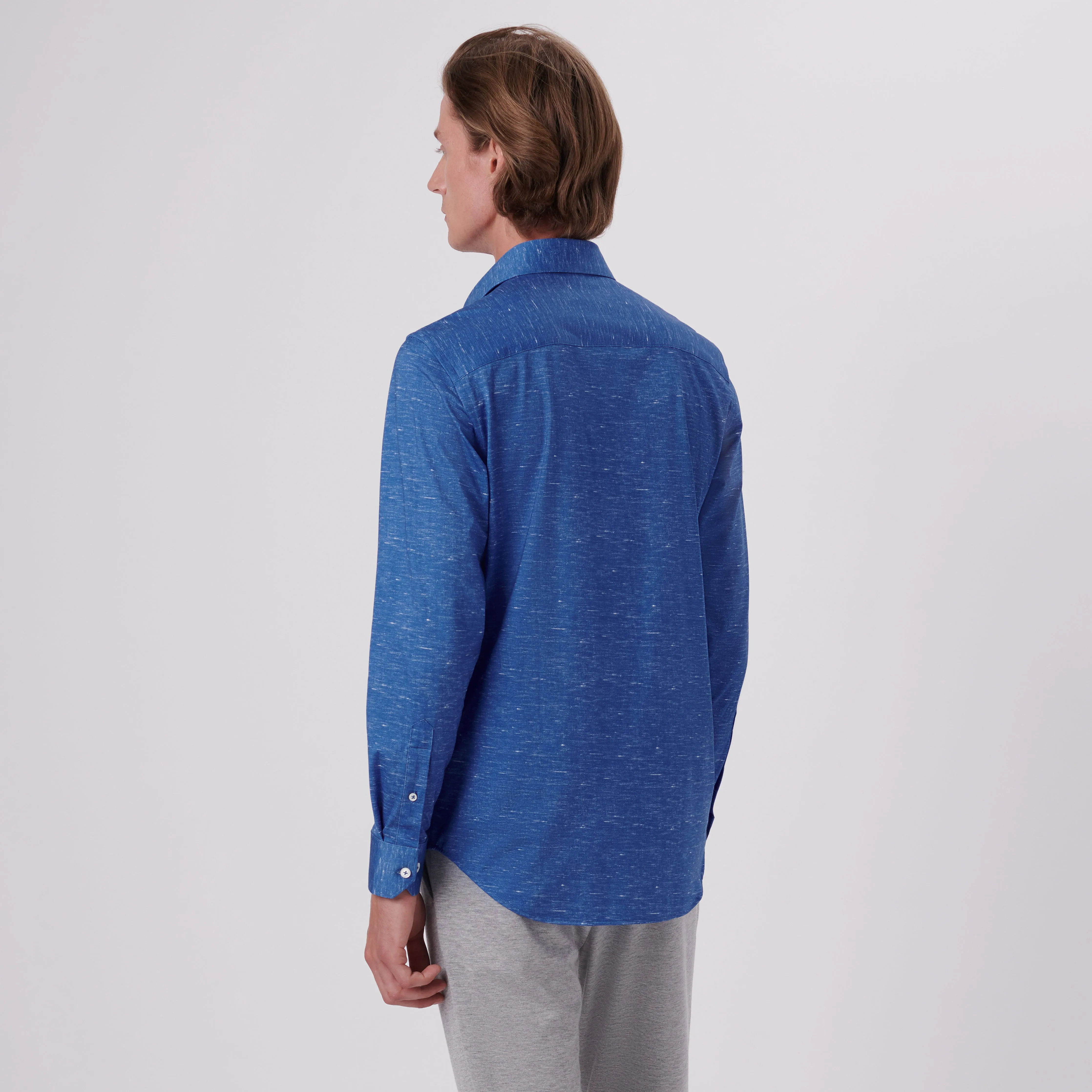 James Heather Print OoohCotton Shirt sold by Bugatchi product image thumbnail 4