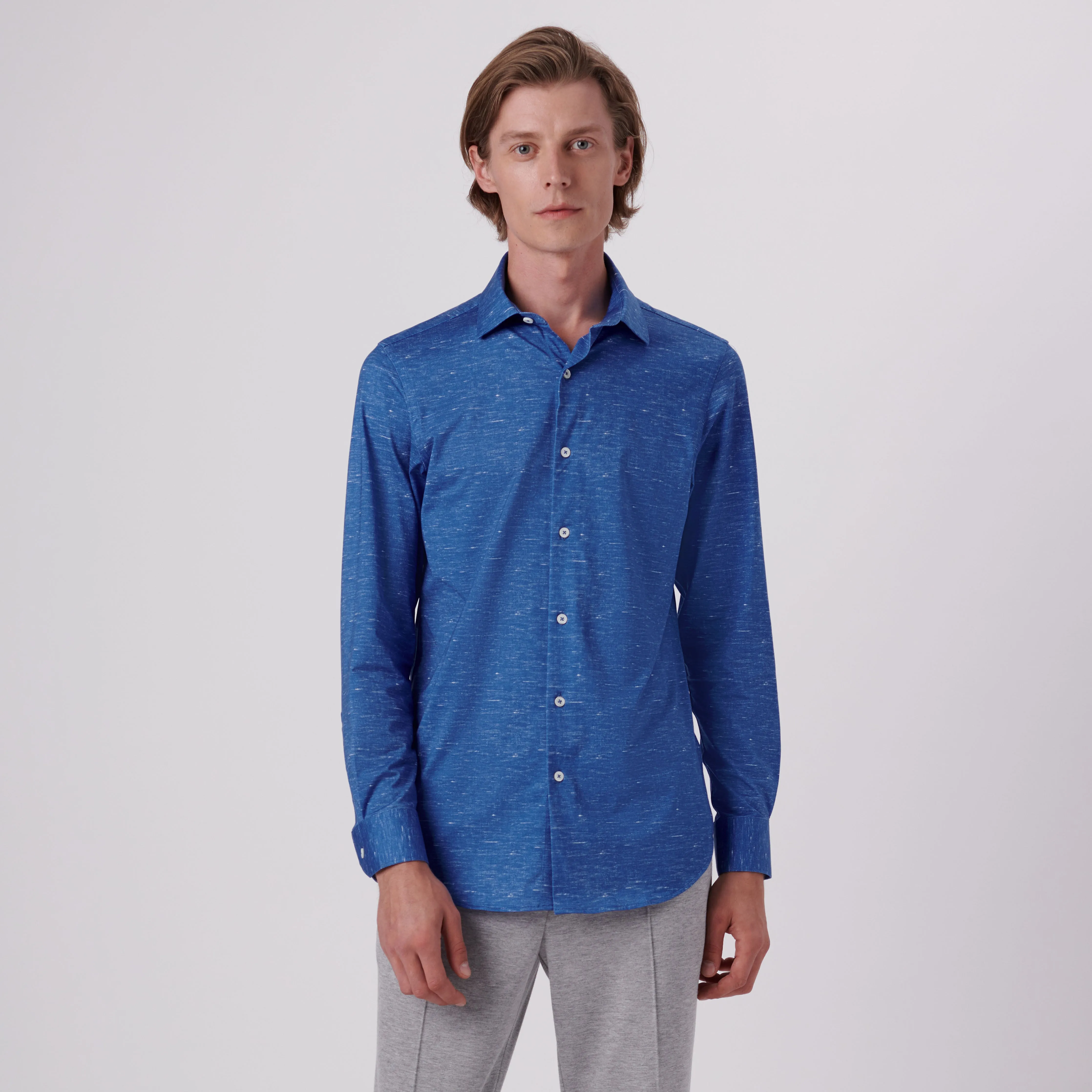 James Heather Print OoohCotton Shirt sold by Bugatchi product image thumbnail 2