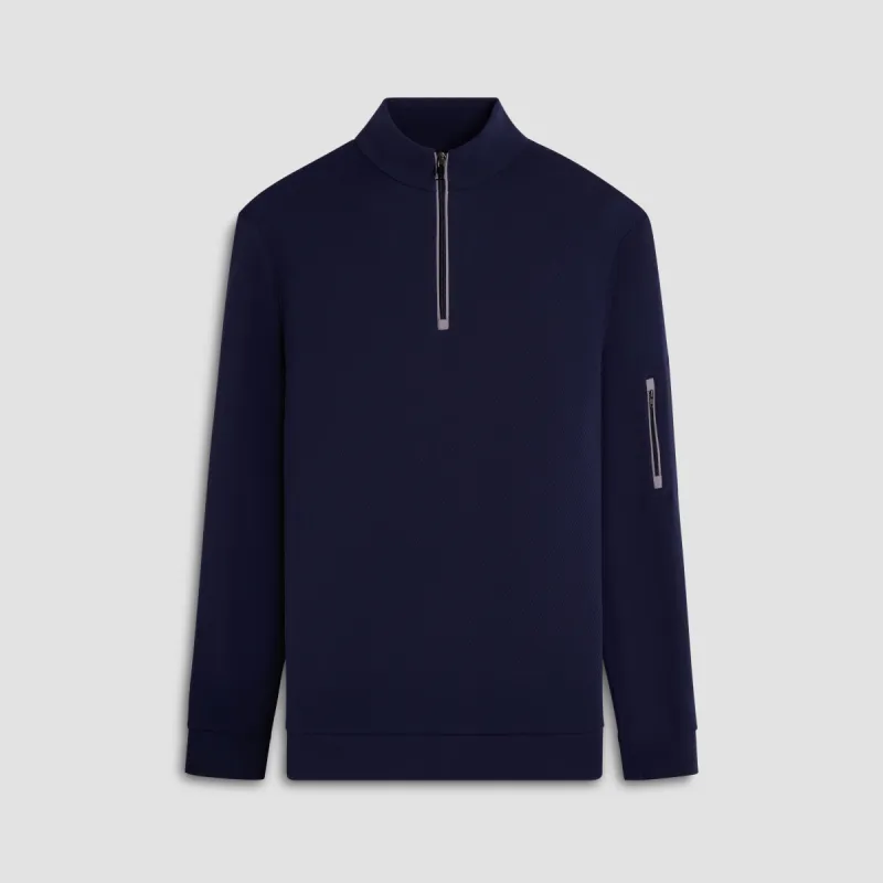 Beehive Quarter-Zip Pullover sold by Bugatchi