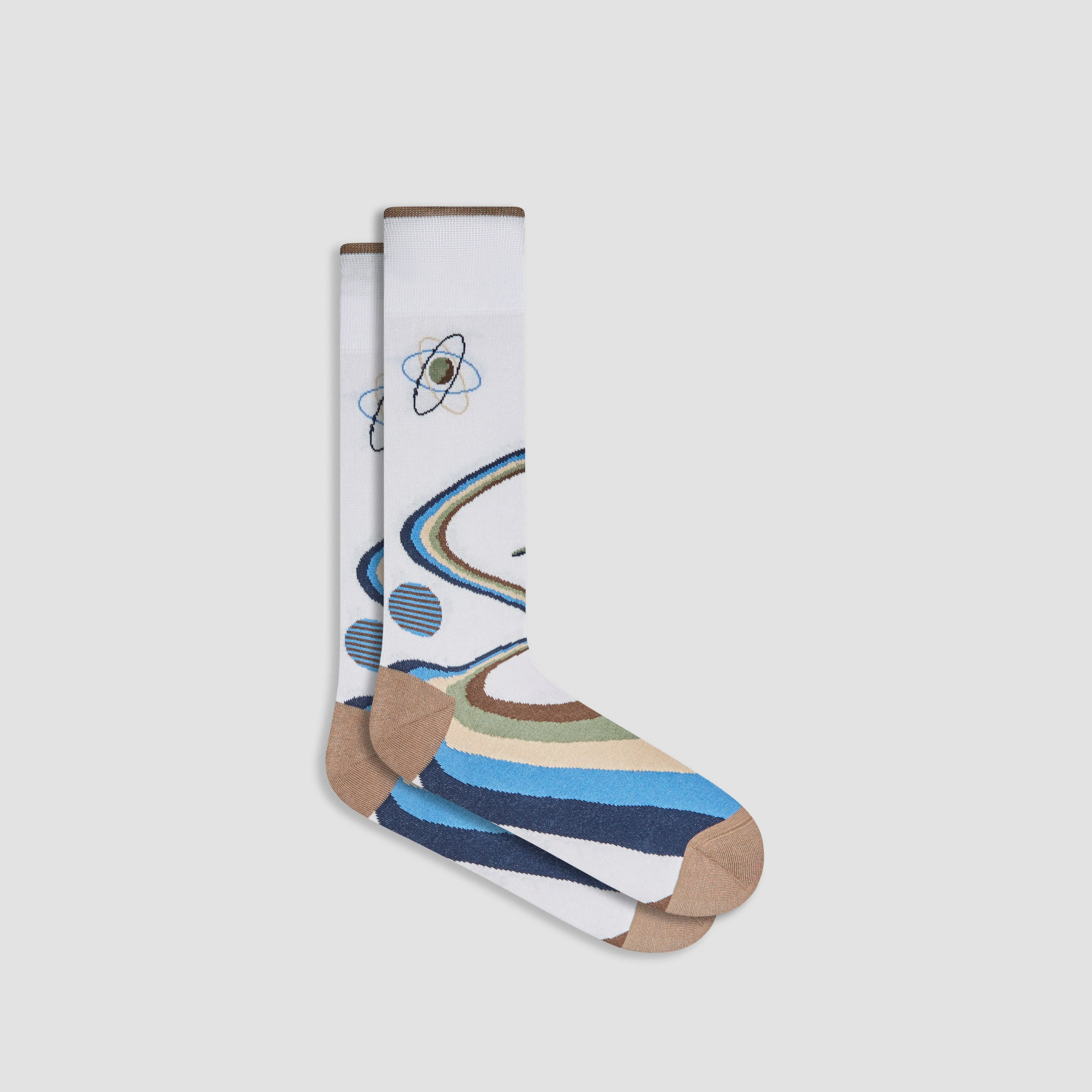 Cosmic Mid-Calf Socks sold by Bugatchi