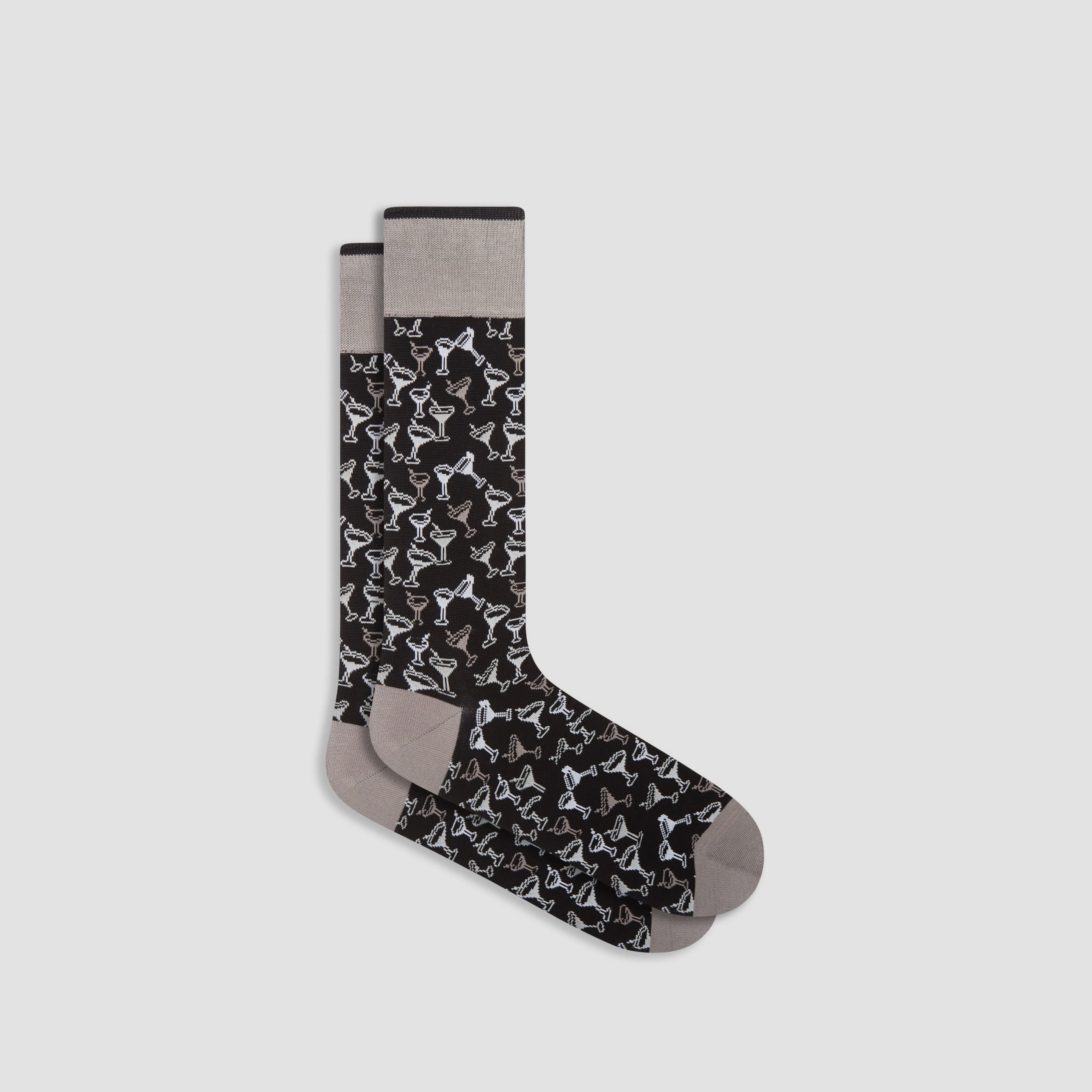 Cocktails Mid-Calf Socks sold by Bugatchi