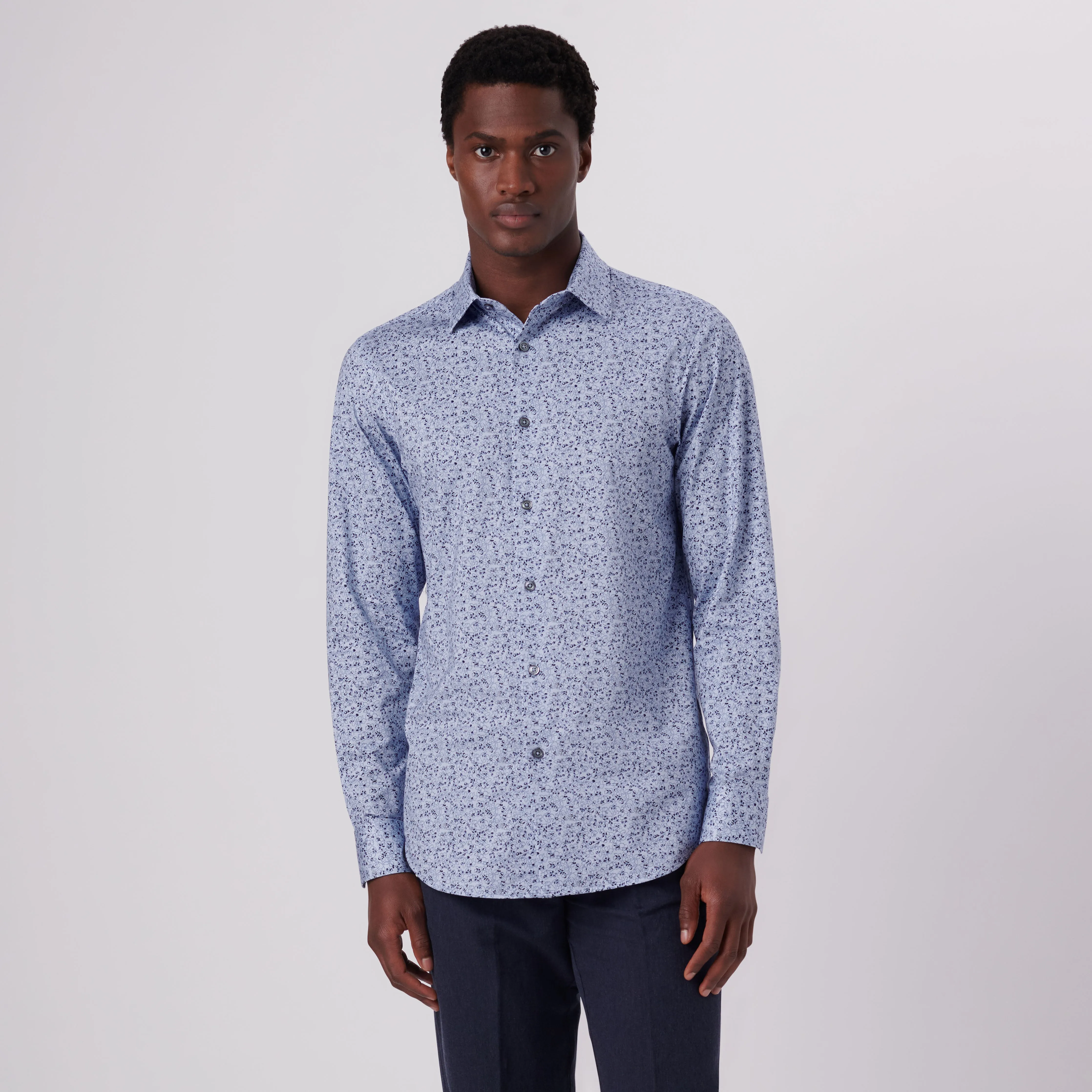 James Floral Print OoohCotton Shirt sold by Bugatchi product image thumbnail 2