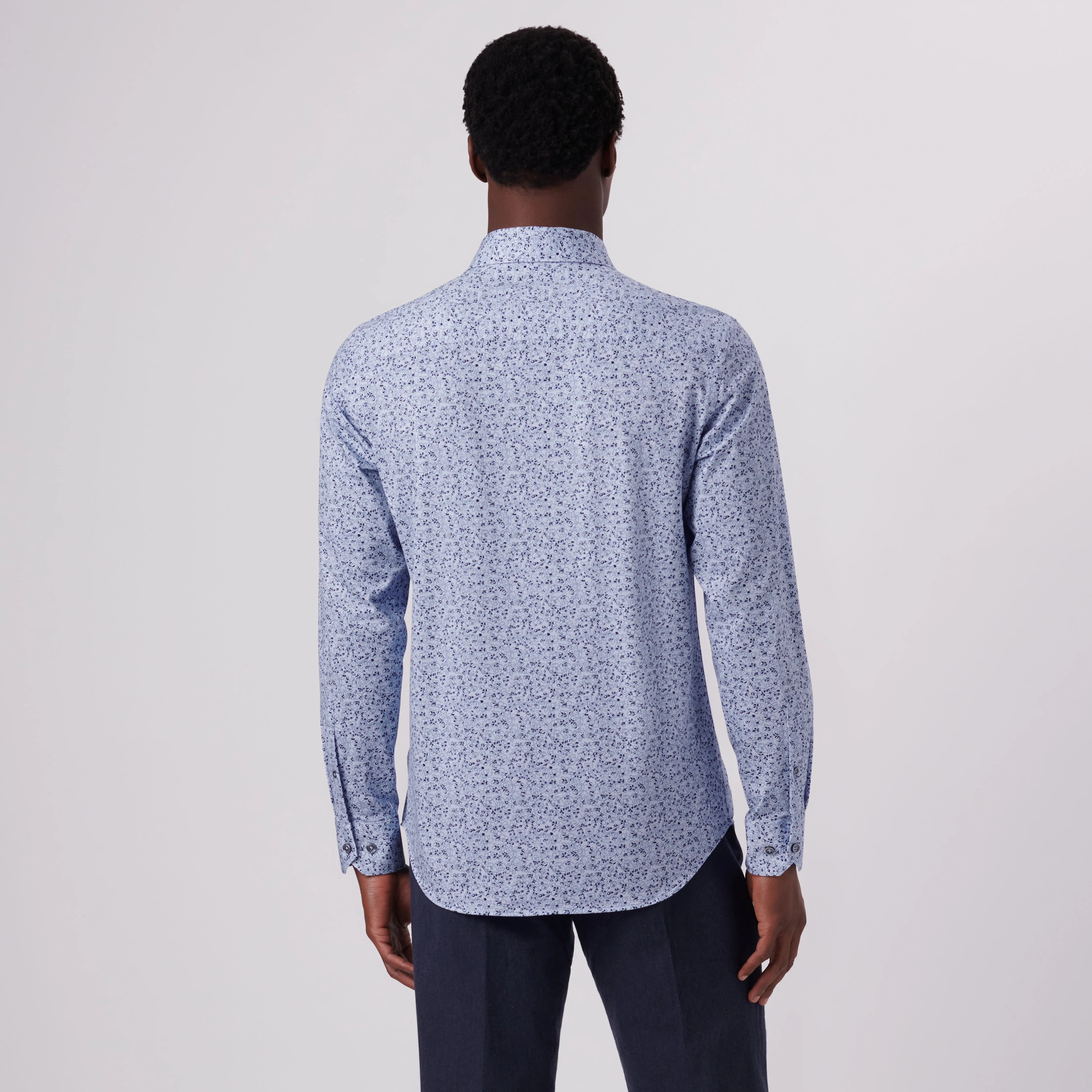 James Floral Print OoohCotton Shirt sold by Bugatchi product image thumbnail 4