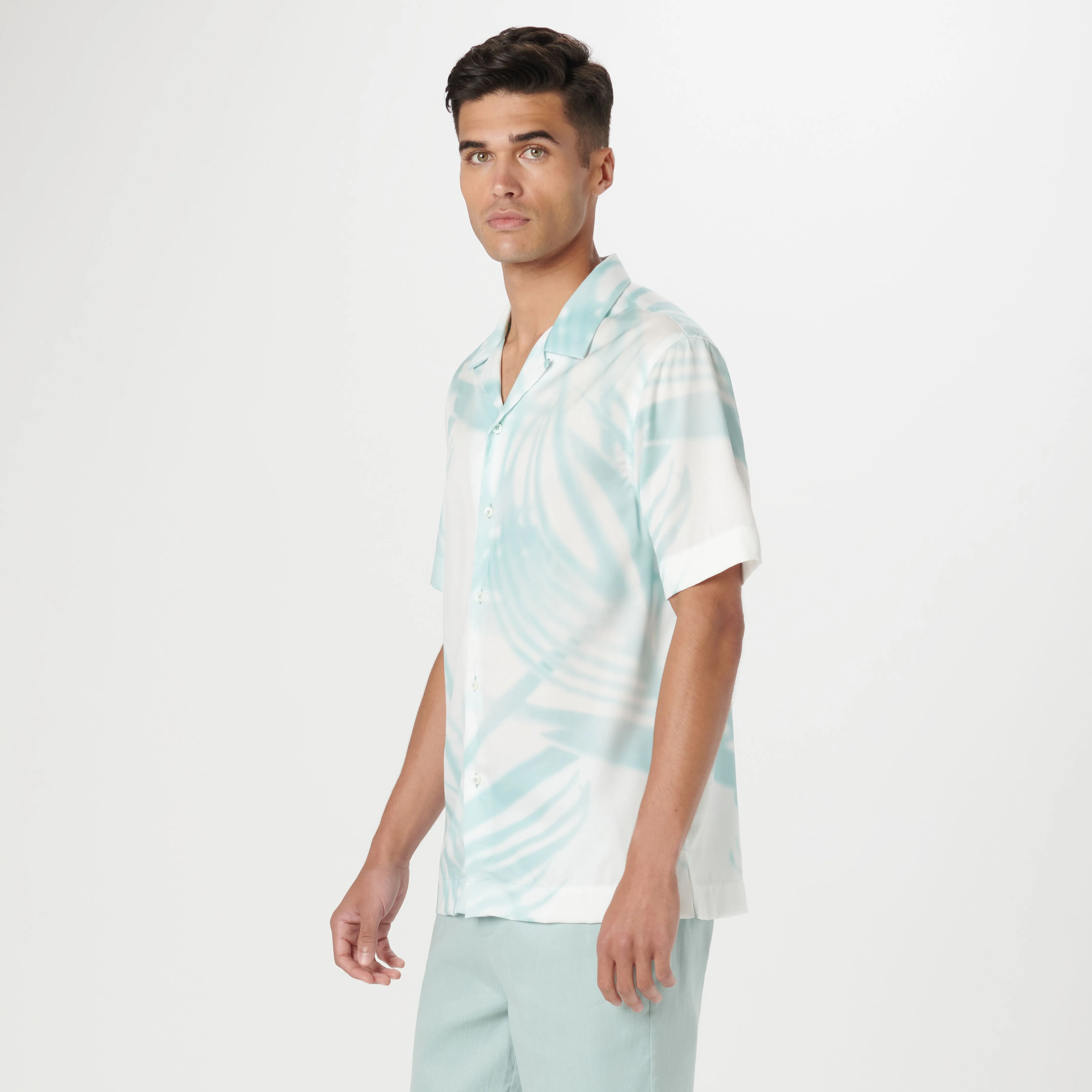 Jackson Abstract Short Sleeve Shirt sold by Bugatchi product image thumbnail 3