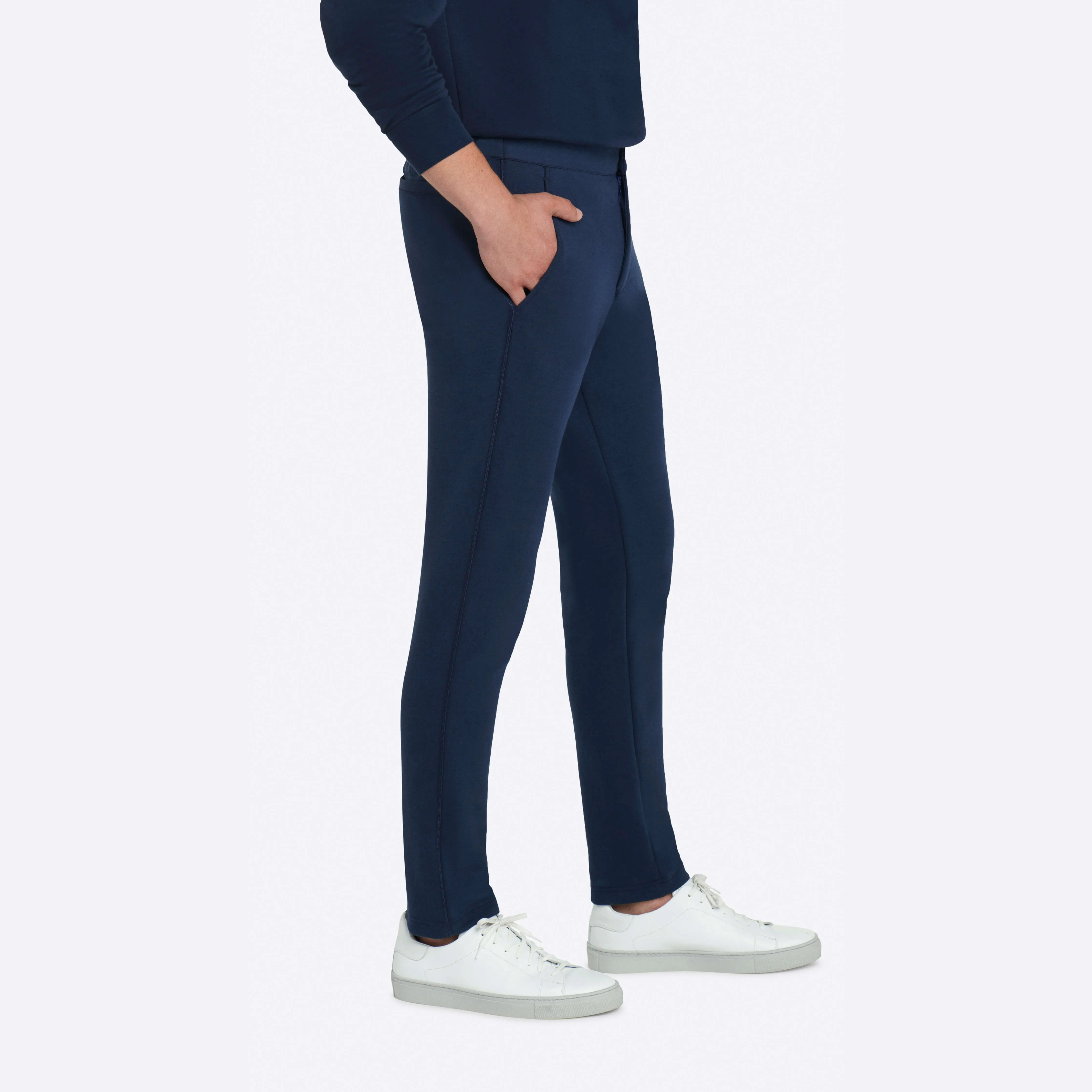 Comfort Solid Knit Pant sold by Bugatchi product image thumbnail 3