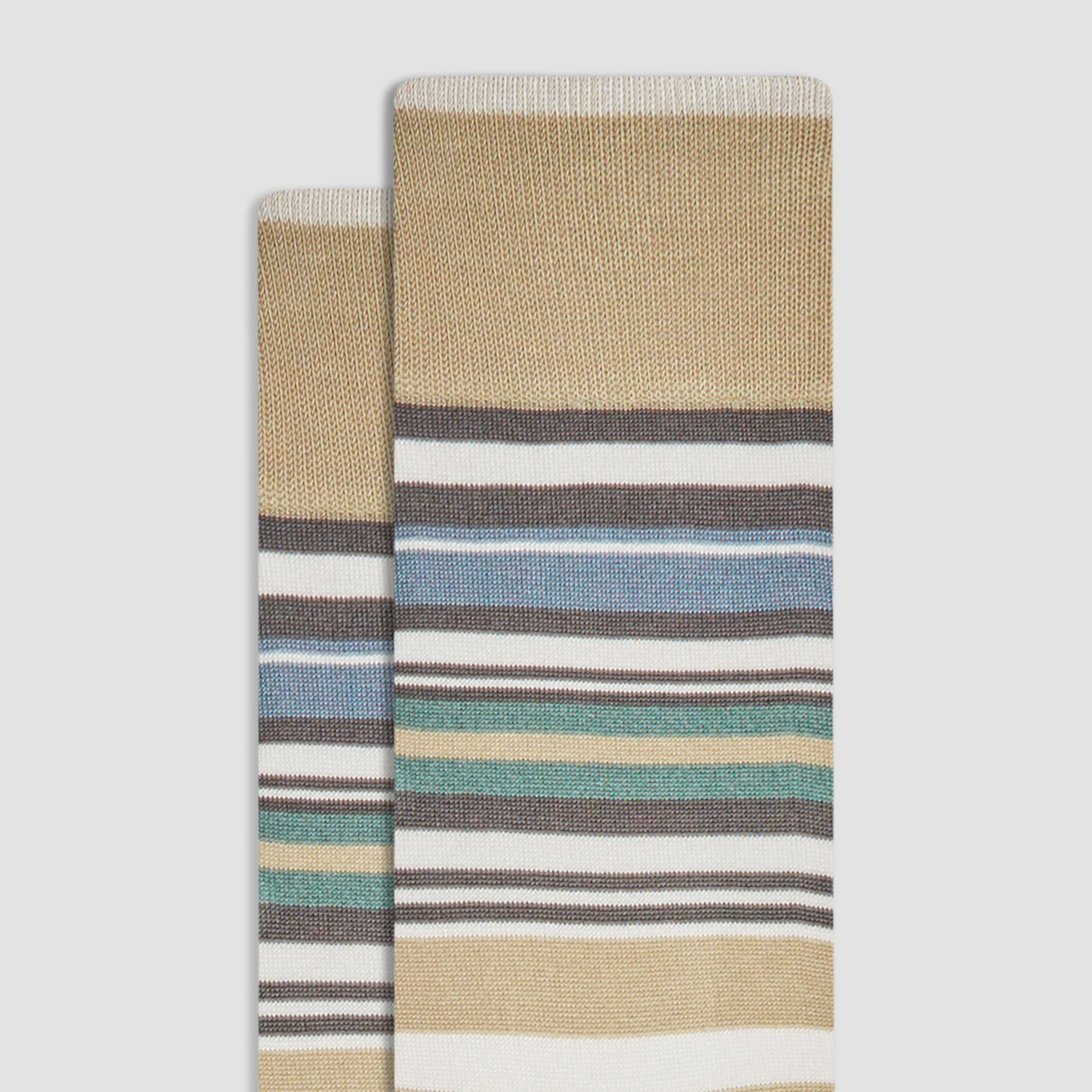 Striped Mid-Calf Socks sold by Bugatchi product image thumbnail 2