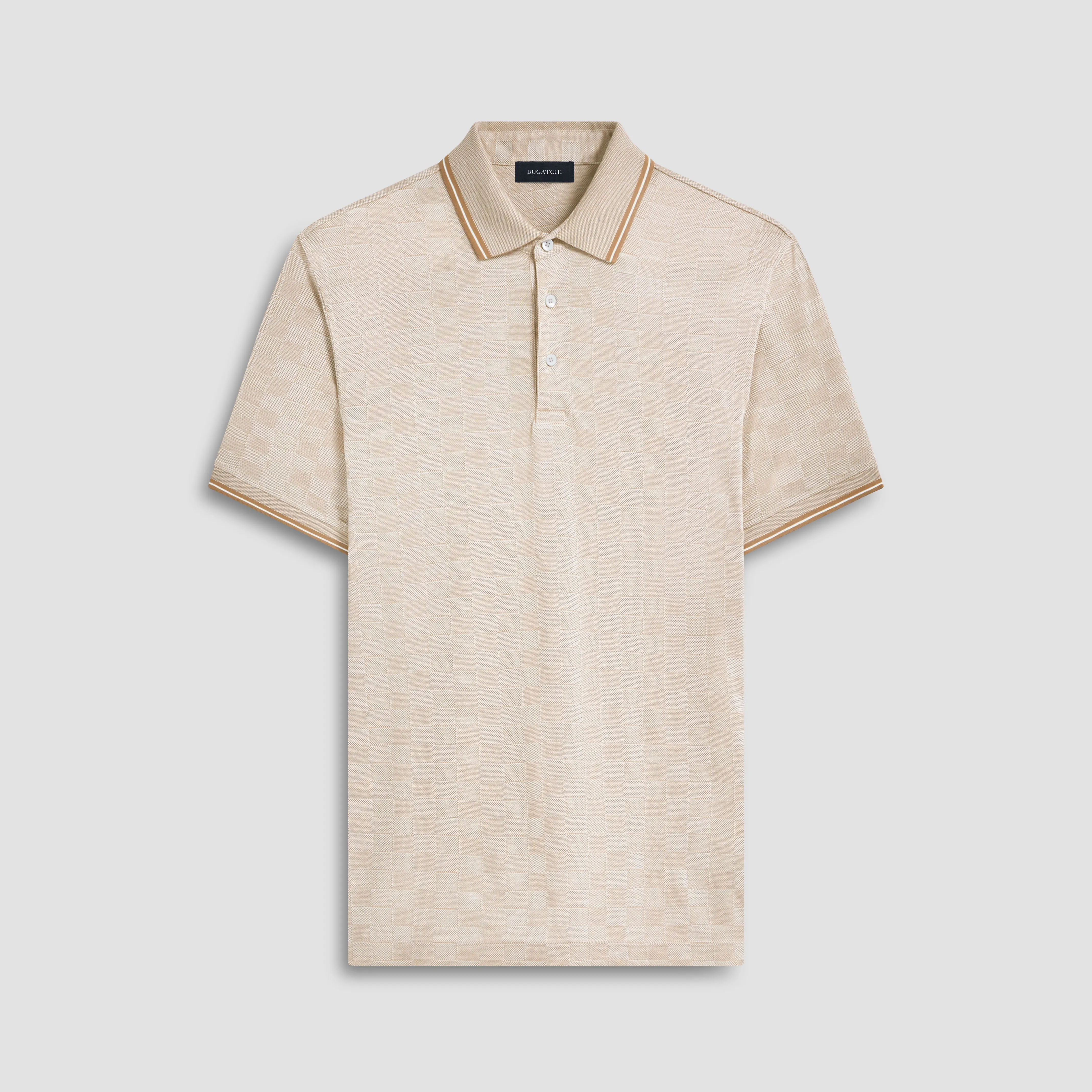 Checkerboard Polo sold by Bugatchi
