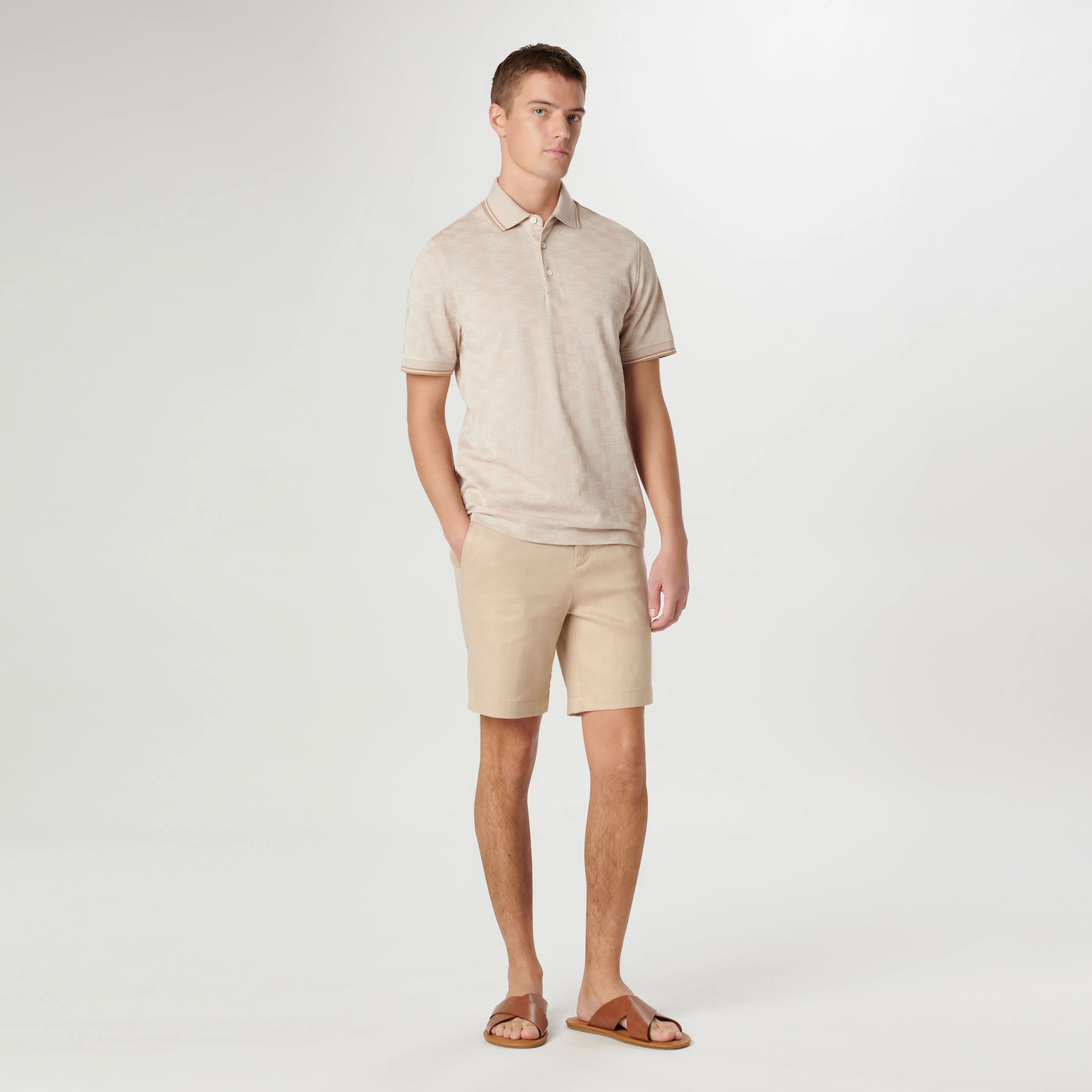 Checkerboard Polo sold by Bugatchi product image thumbnail 5