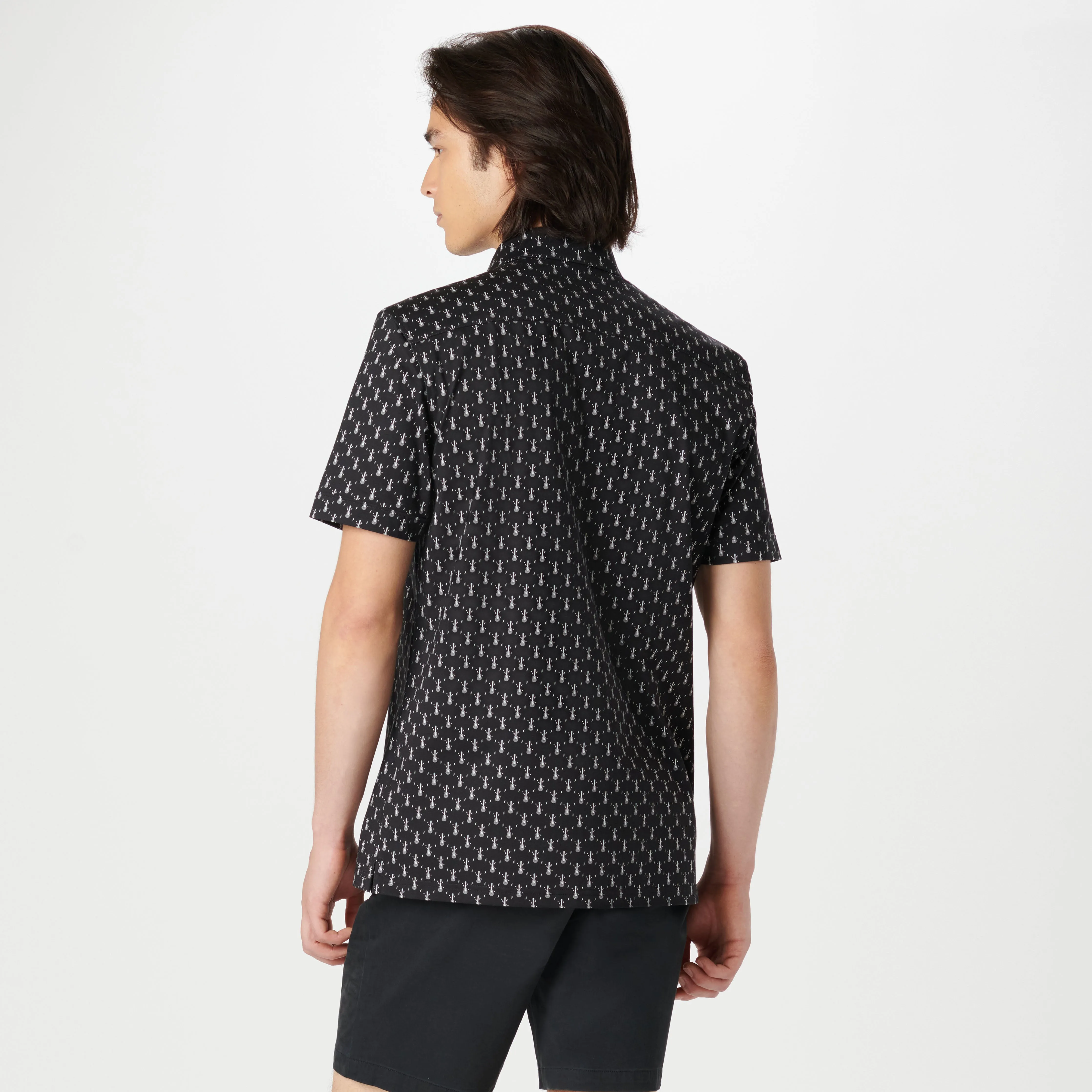 Milo Guitar OoohCotton Short Sleeve Shirt sold by Bugatchi product image thumbnail 4