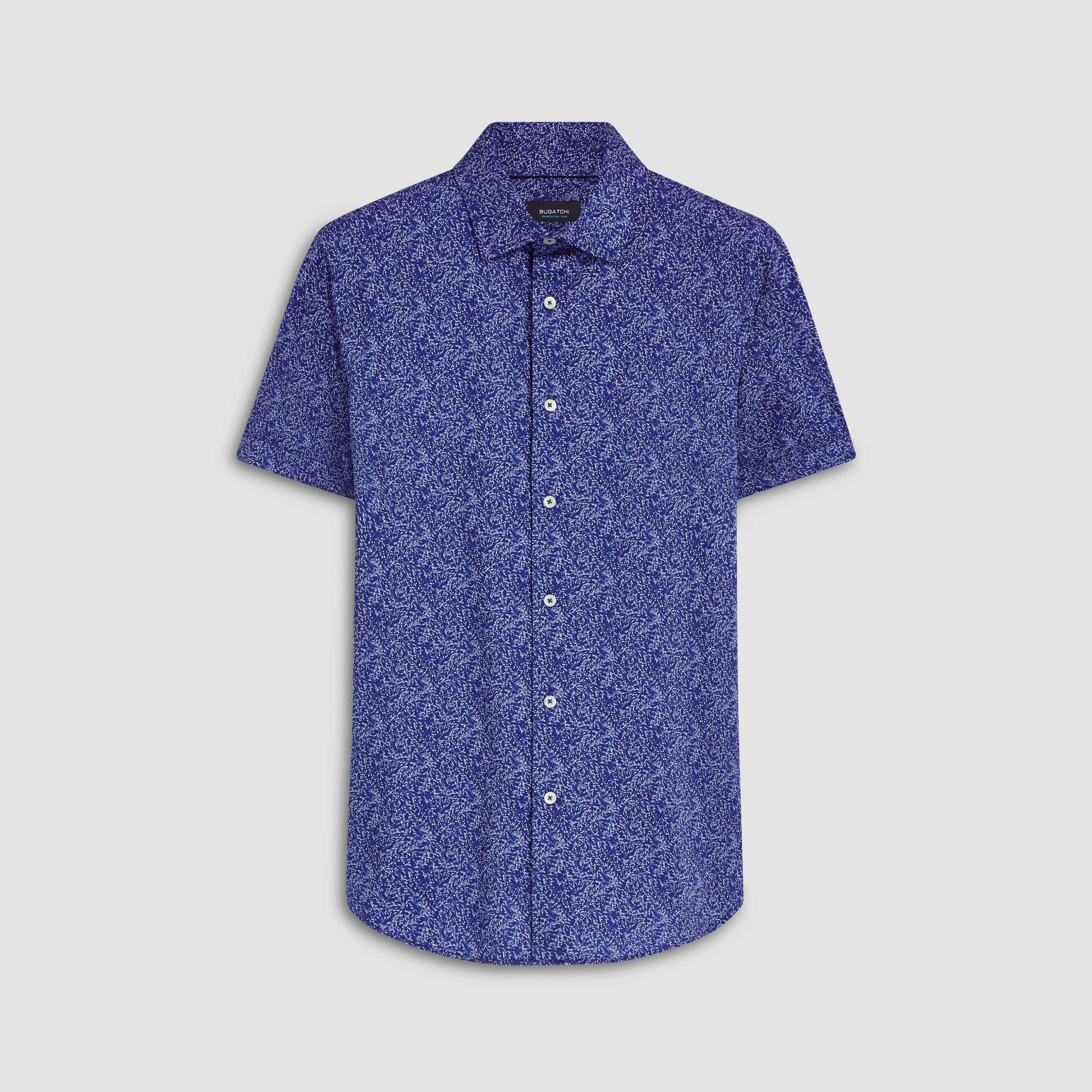 Miles Floral Print OoohCotton Short Sleeve Shirt sold by Bugatchi