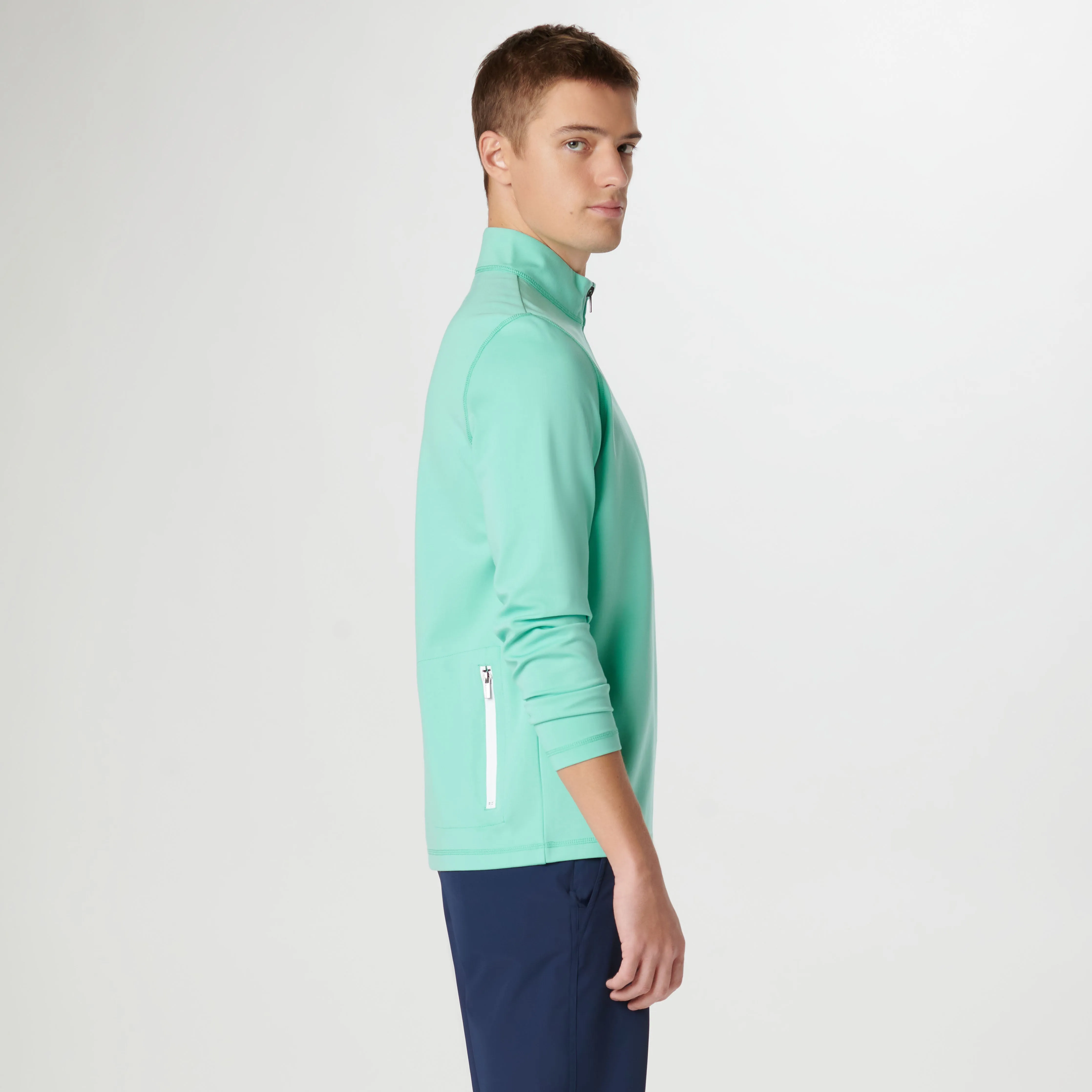 Performance Quarter Zip Pull Over sold by Bugatchi product image thumbnail 3