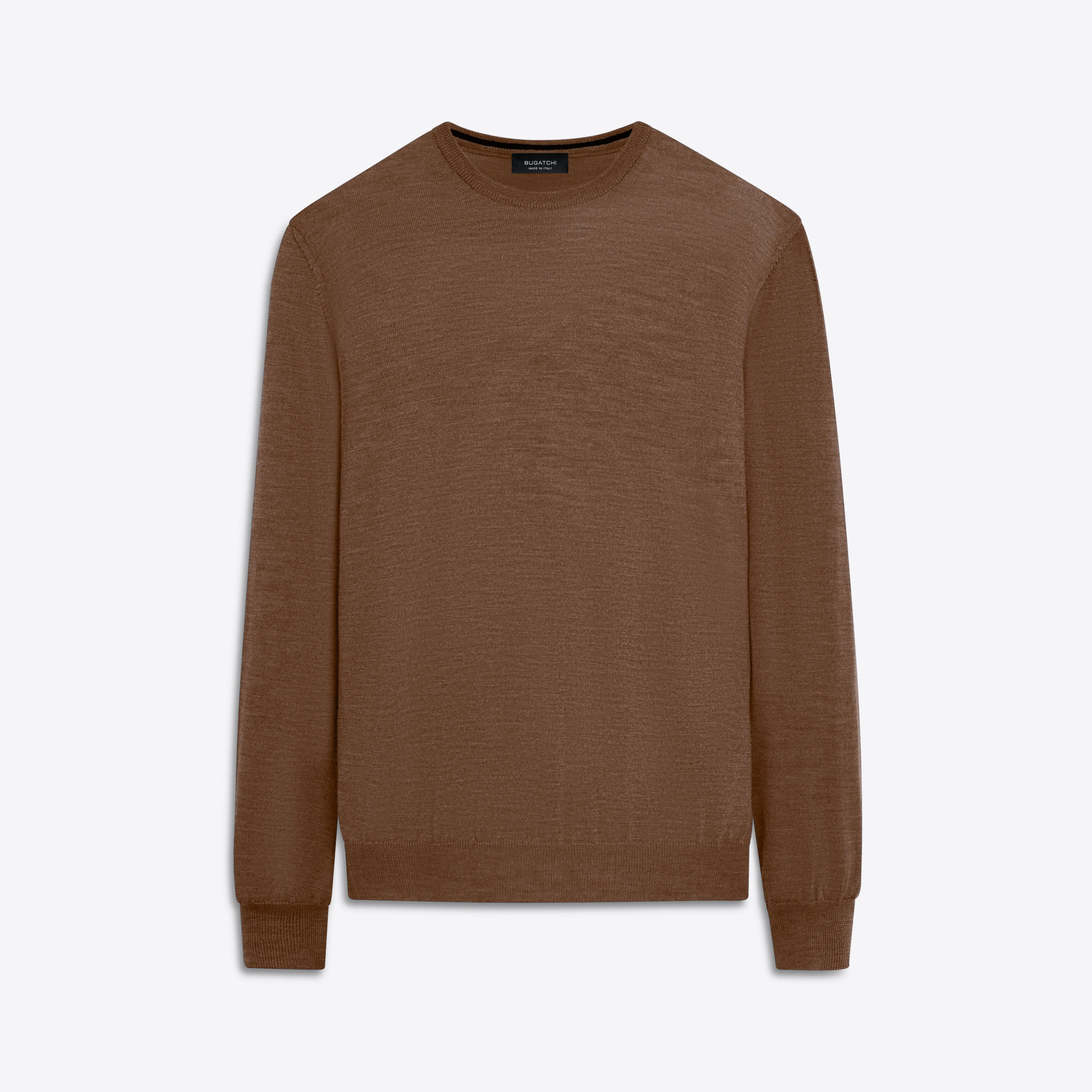 Super Merino Crew Neck Solid Sweater sold by Bugatchi