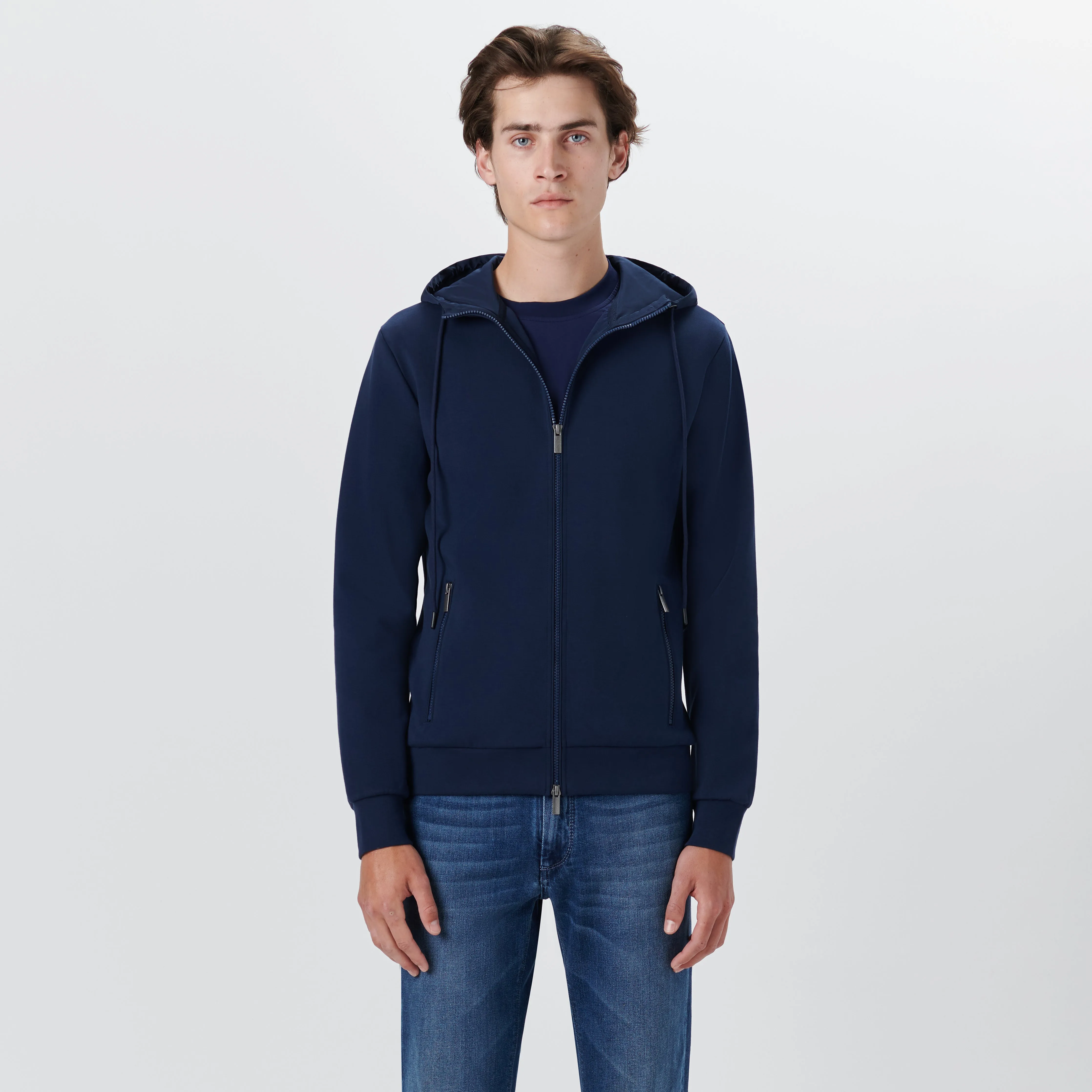 Full Zip Jacket With Hood sold by Bugatchi product image thumbnail 2