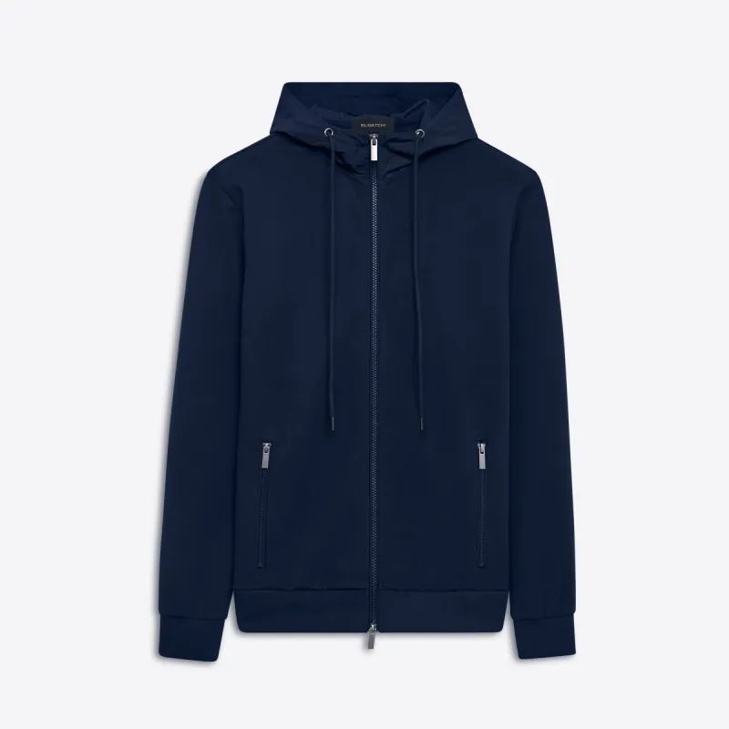 Full Zip Jacket With Hood sold by Bugatchi