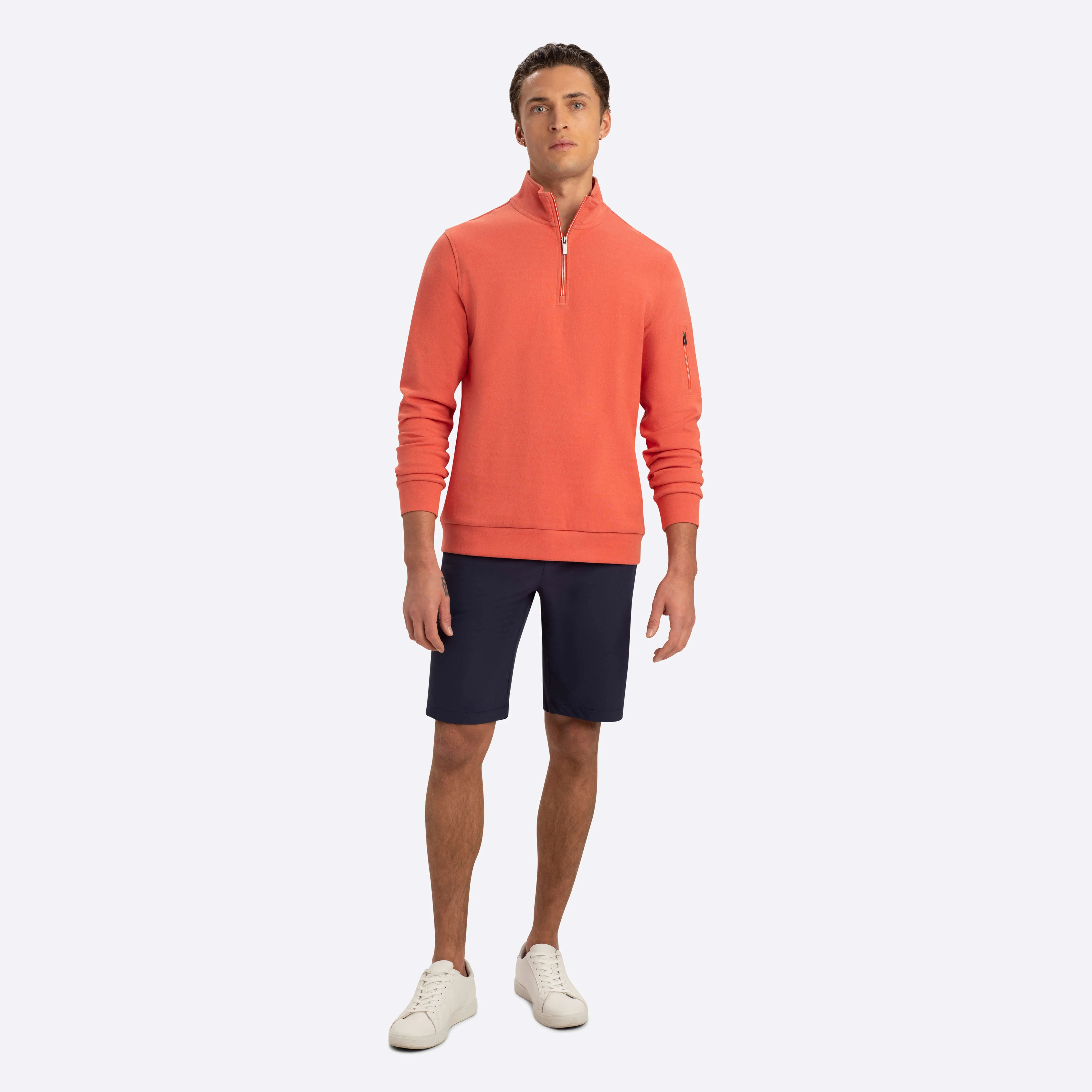 Quarter Zip Mock Neck sold by Bugatchi product image thumbnail 5