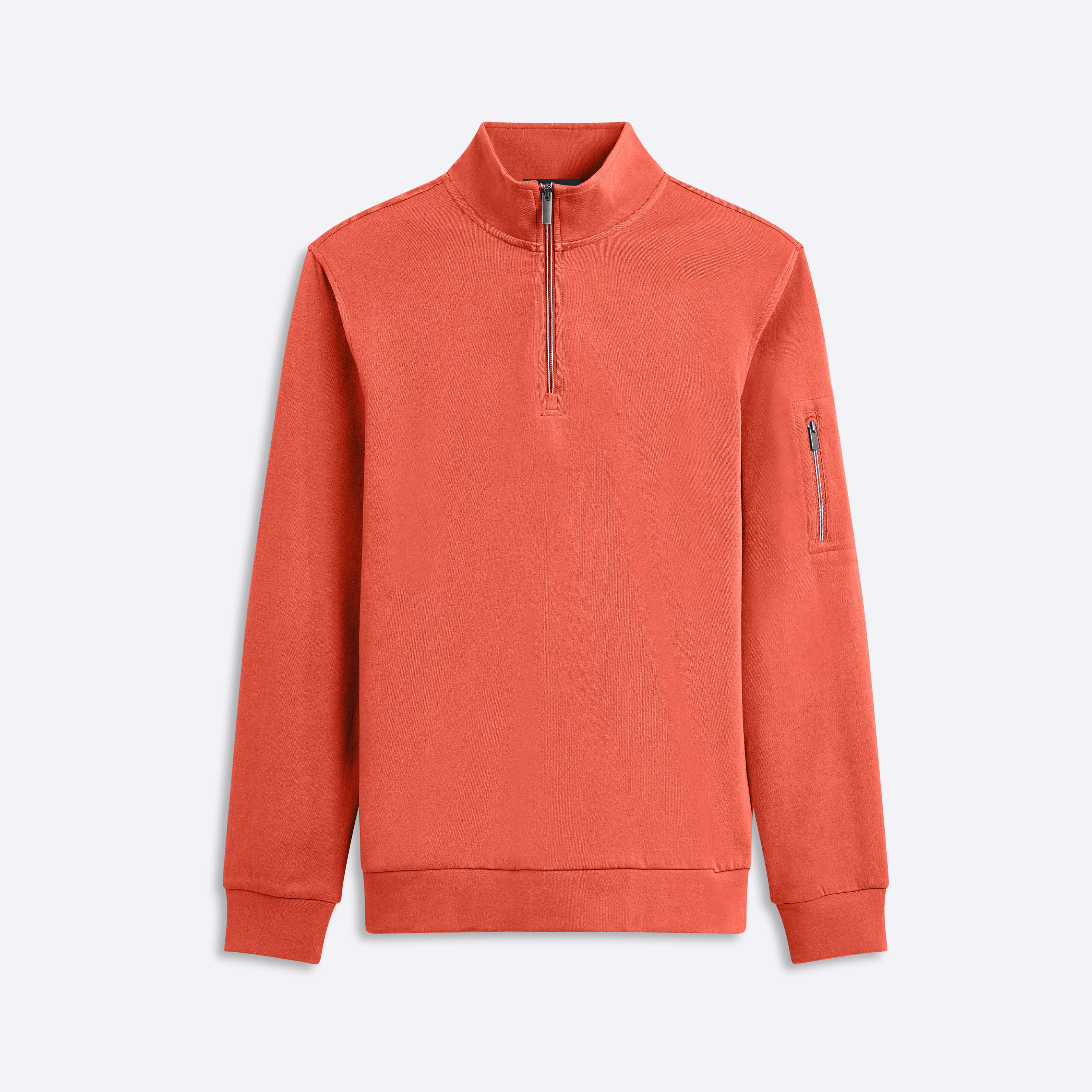 Quarter Zip Mock Neck sold by Bugatchi
