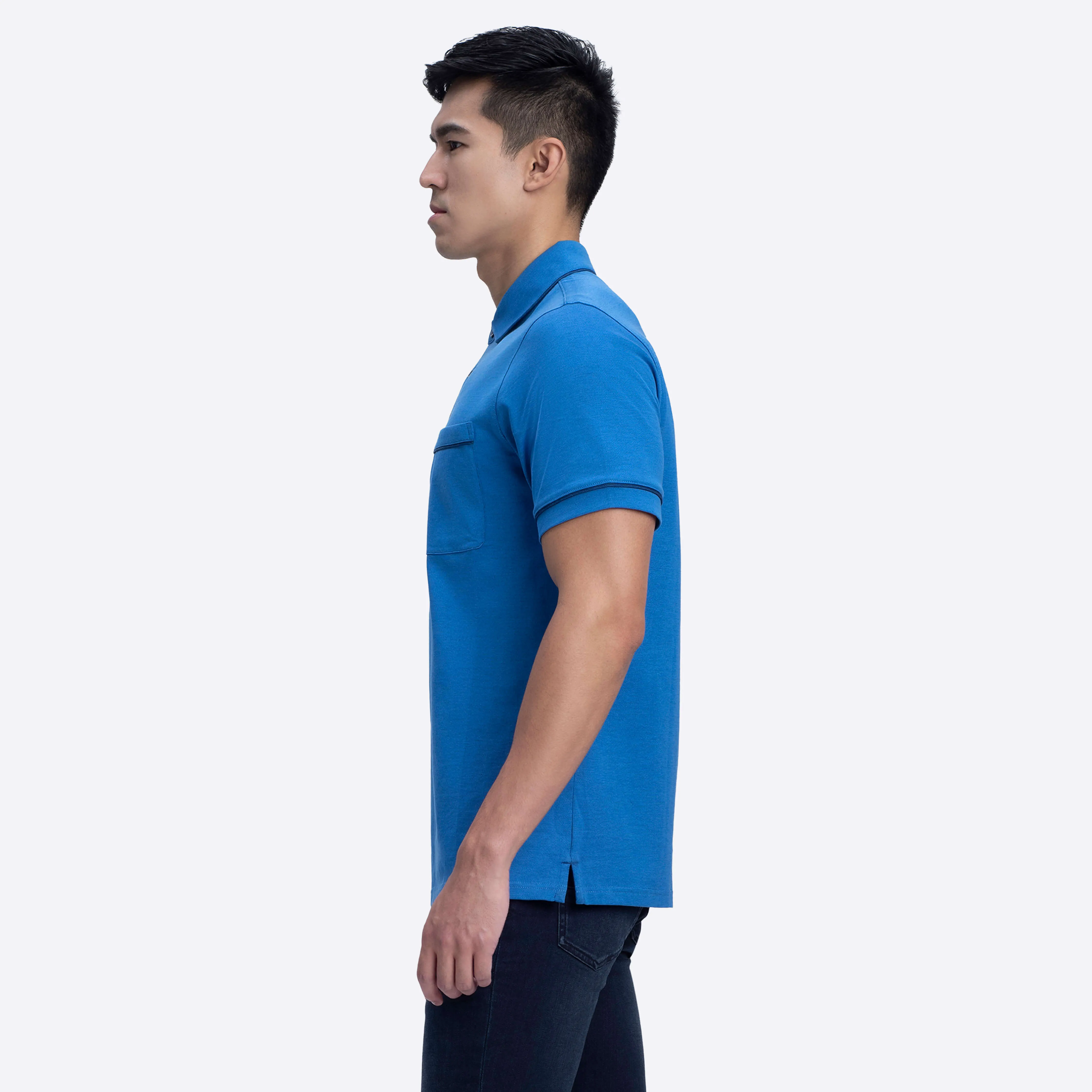 Solid Polo sold by Bugatchi product image thumbnail 3