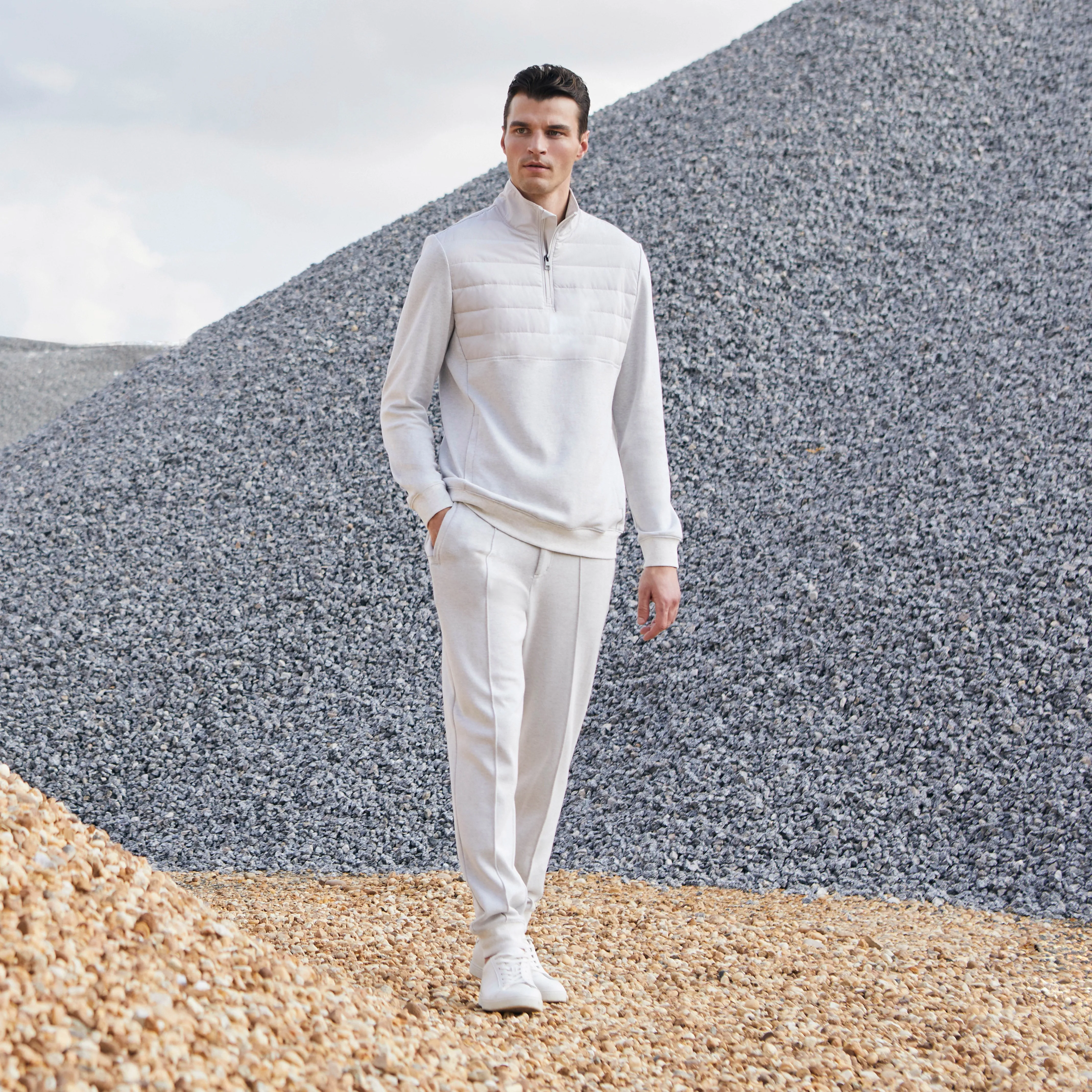 Quarter Zip Pullover sold by Bugatchi