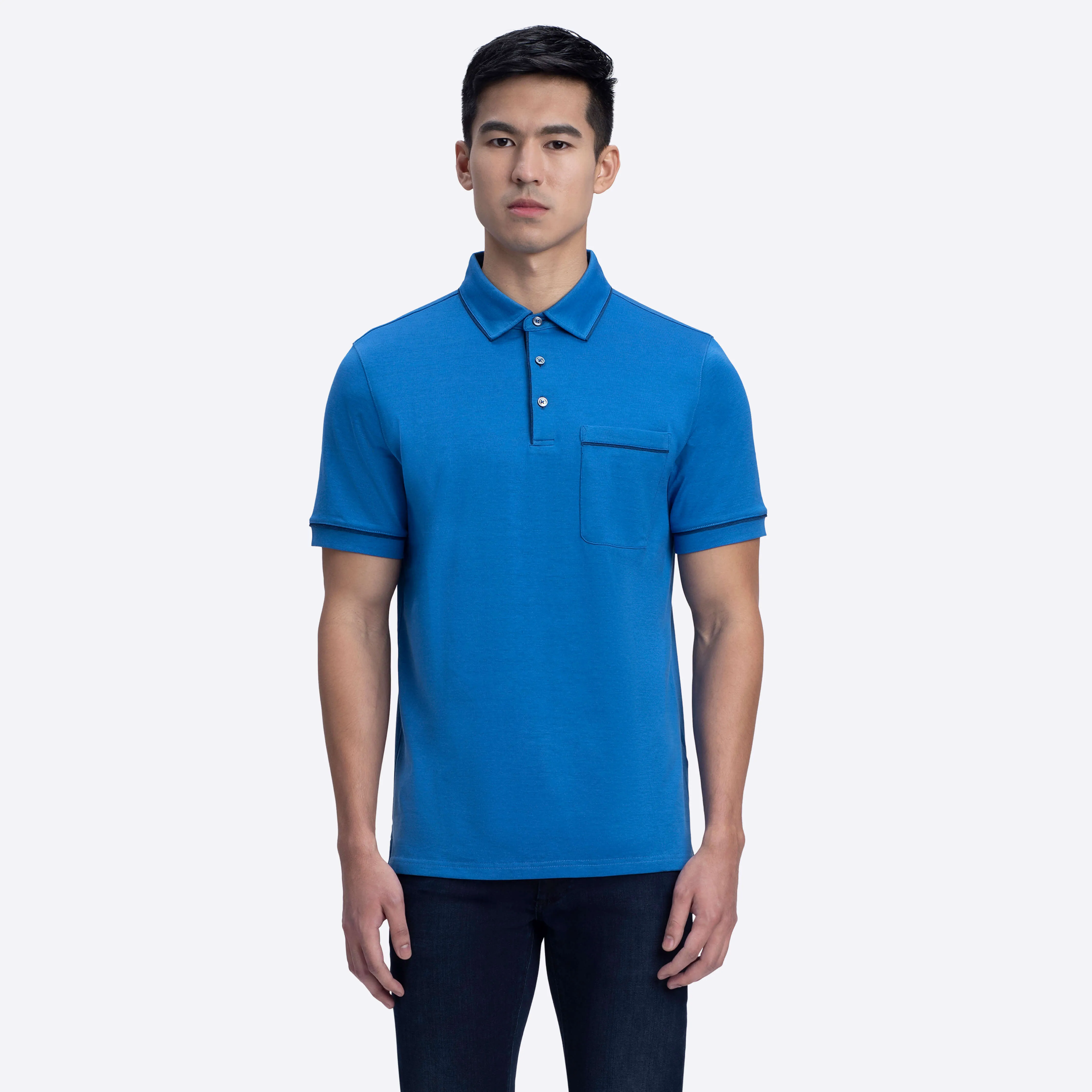 Solid Polo sold by Bugatchi product image thumbnail 2