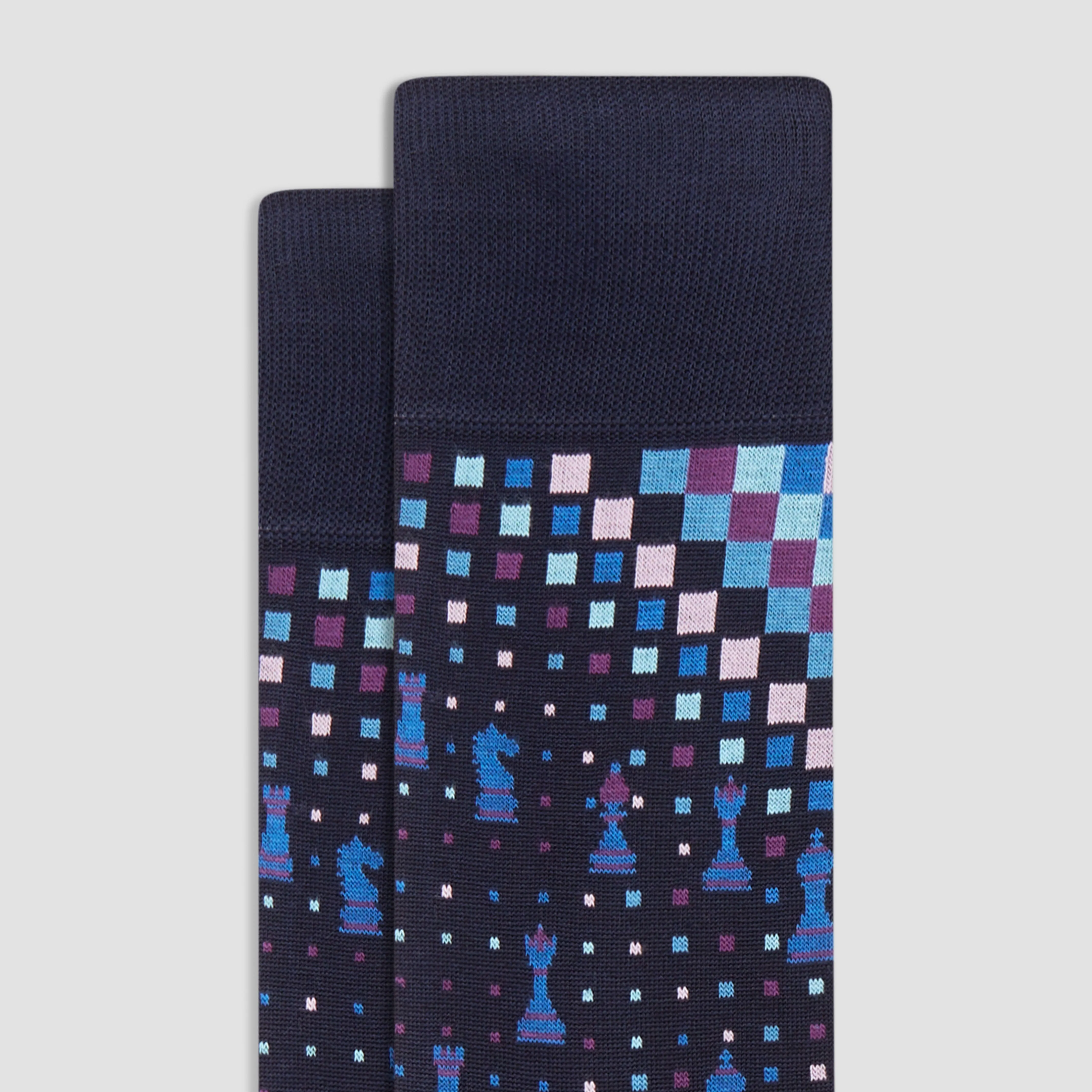 Chess Mid-Calf Socks sold by Bugatchi product image thumbnail 2