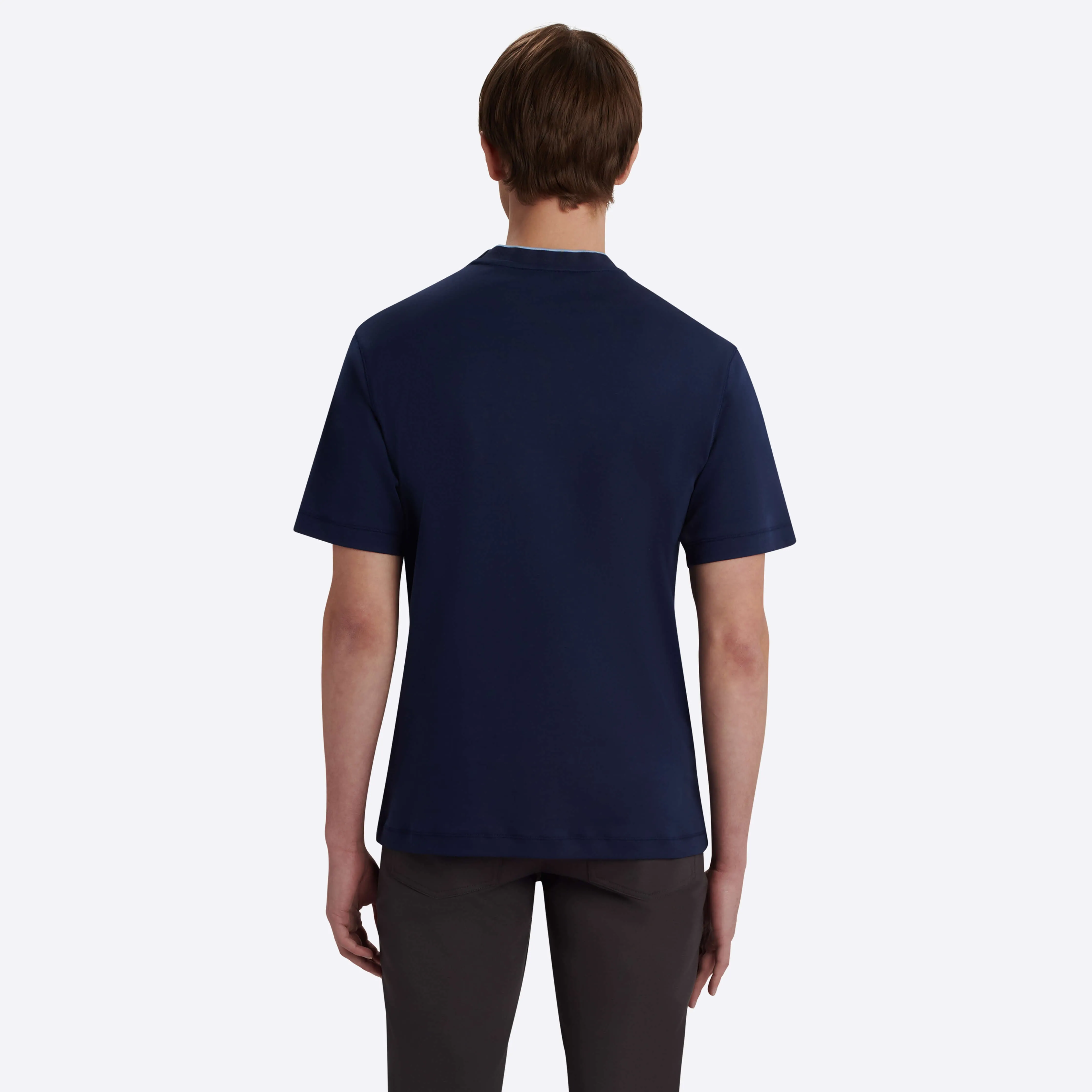 Short Sleeve Crew Neck T-Shirt sold by Bugatchi product image thumbnail 4