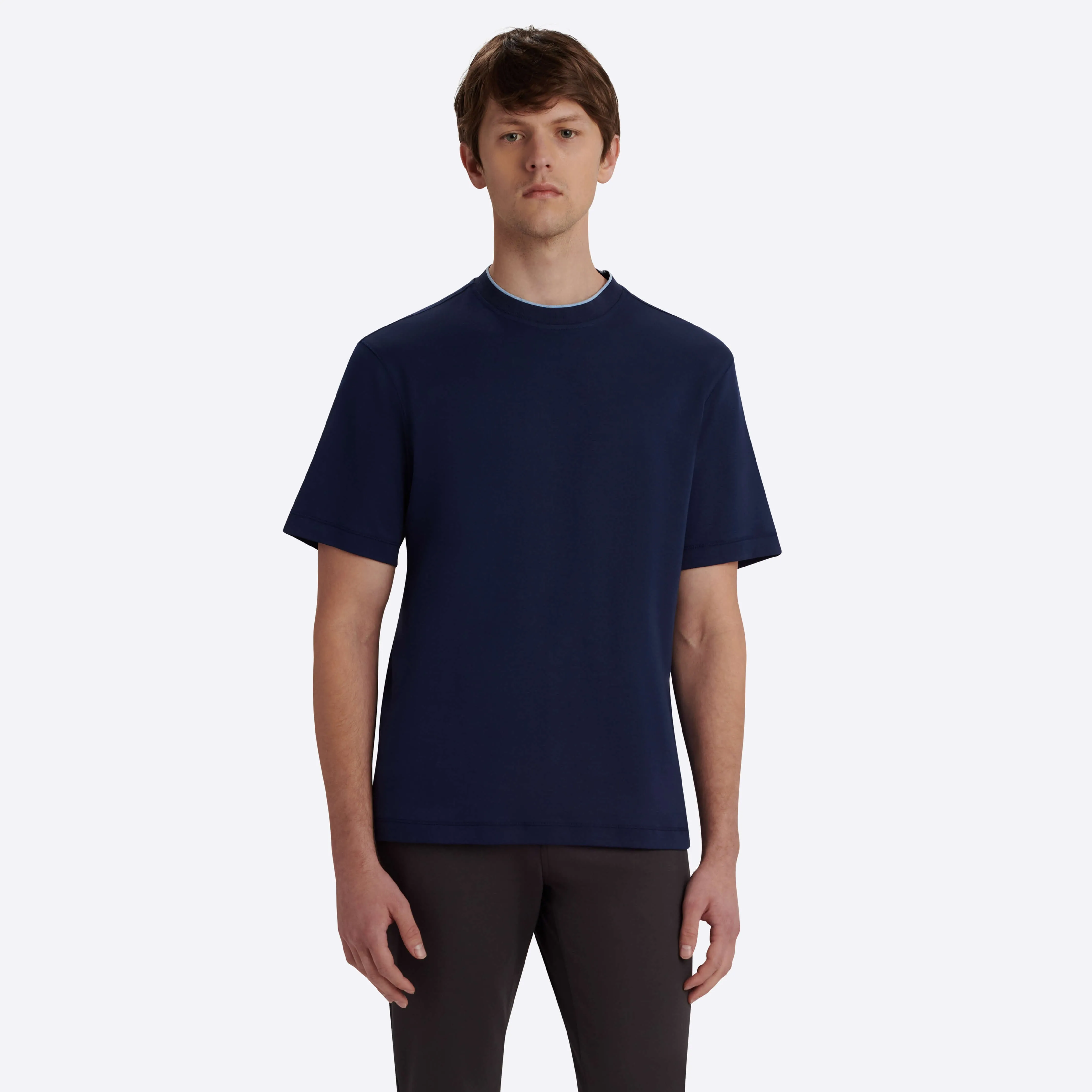 Short Sleeve Crew Neck T-Shirt sold by Bugatchi product image thumbnail 2
