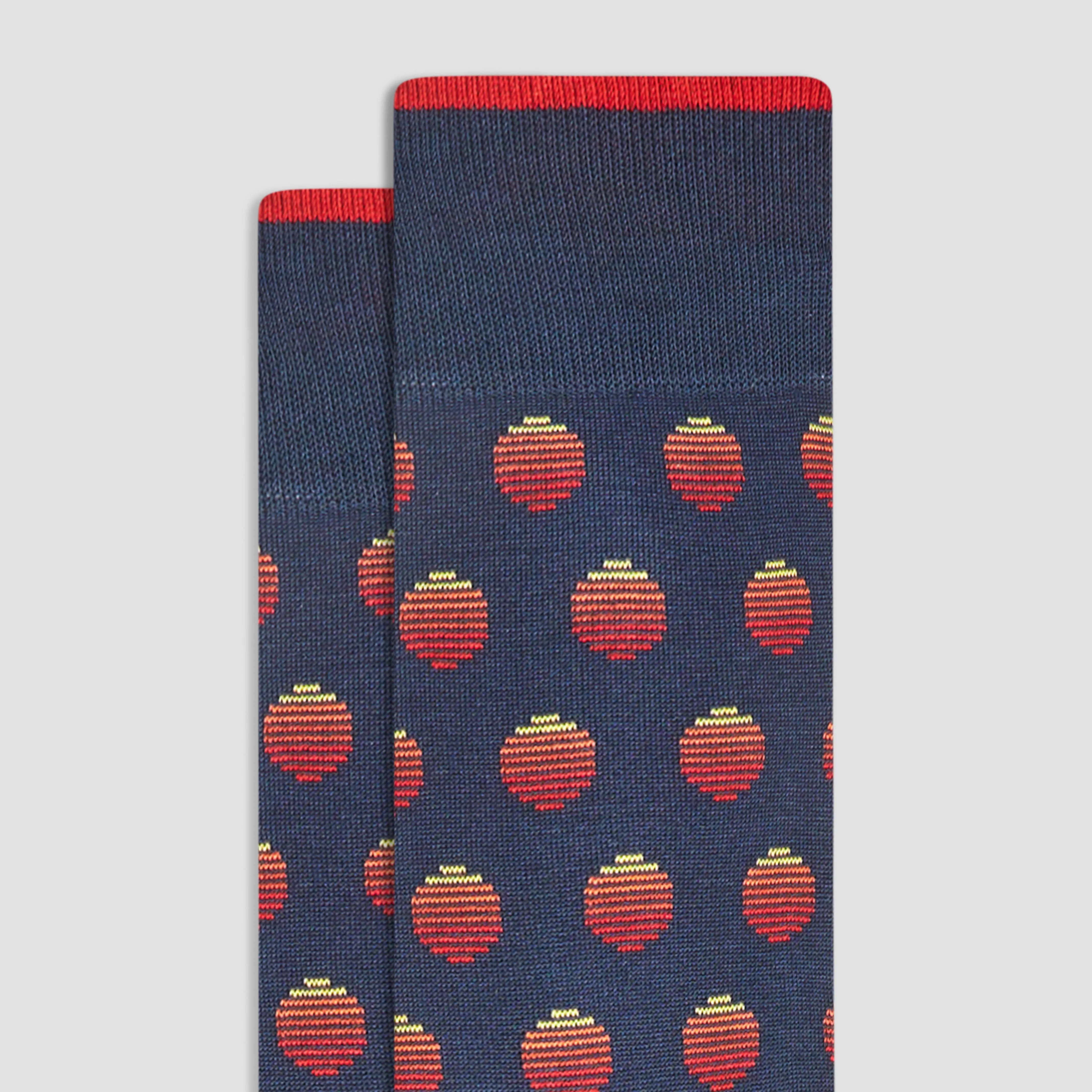 Coin Dot Mid-Calf Socks sold by Bugatchi product image thumbnail 2