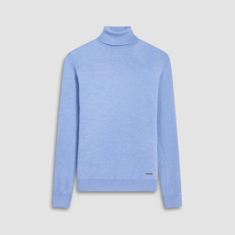 Sawyer Turtleneck Super Merino Sweater sold by Bugatchi