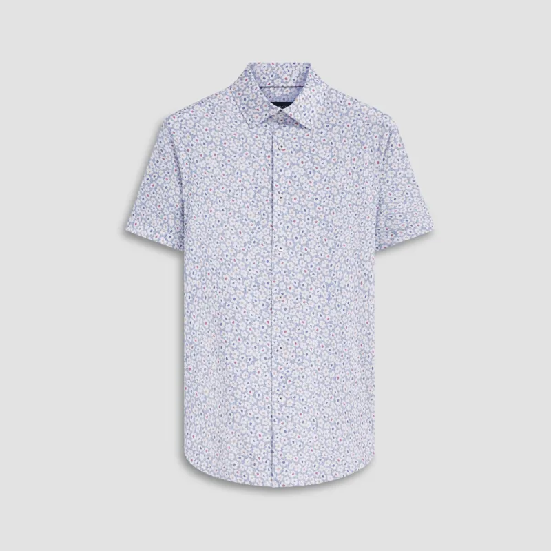 Miles Floral Print OoohCotton Short Sleeve Shirt sold by Bugatchi