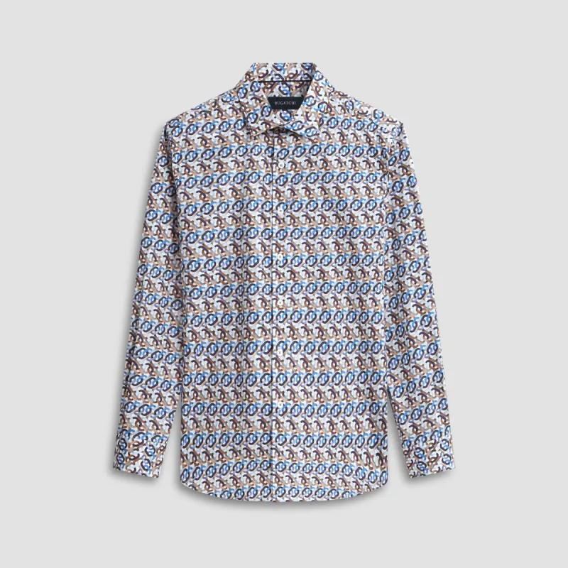 Julian Chain Link Shirt sold by Bugatchi