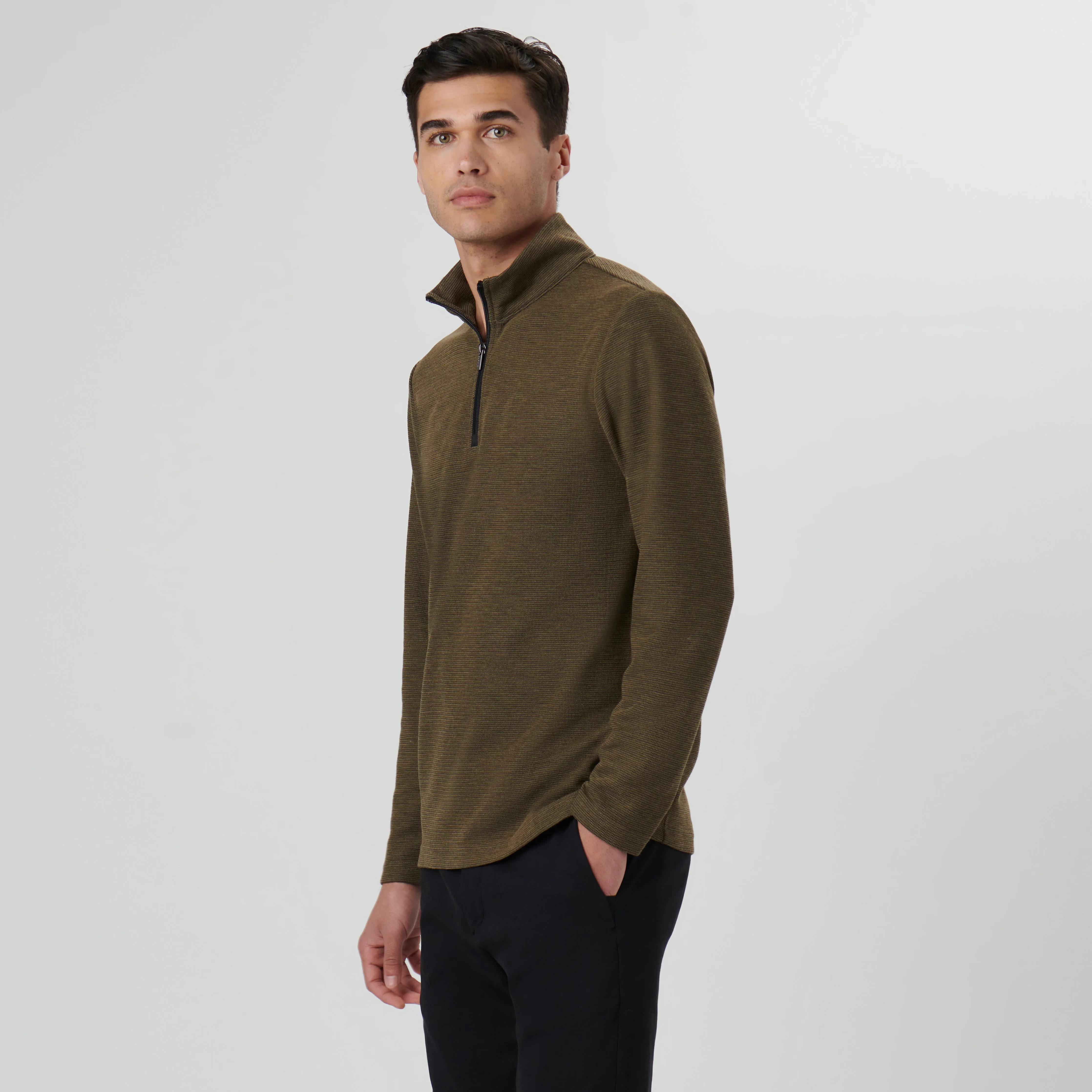Quarter Zip Pullover sold by Bugatchi product image thumbnail 3
