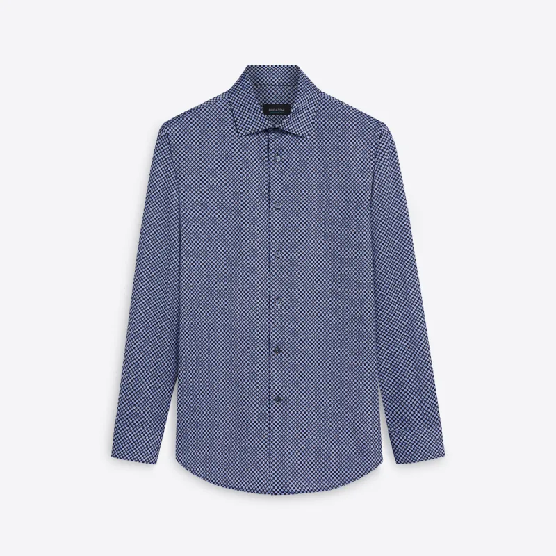 JAMES Coin Dot Print OoohCotton Shirt sold by Bugatchi
