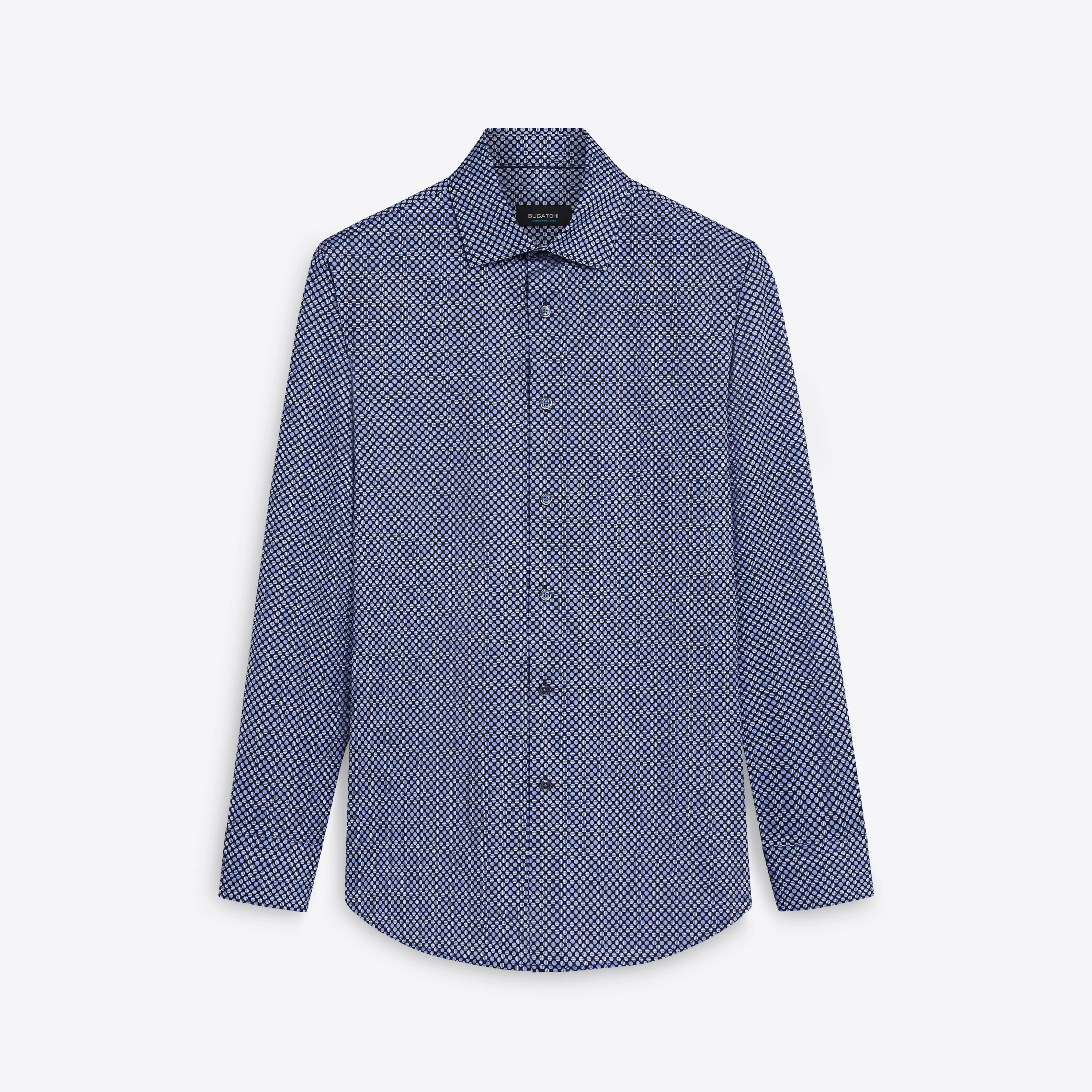JAMES Coin Dot Print OoohCotton Shirt sold by Bugatchi