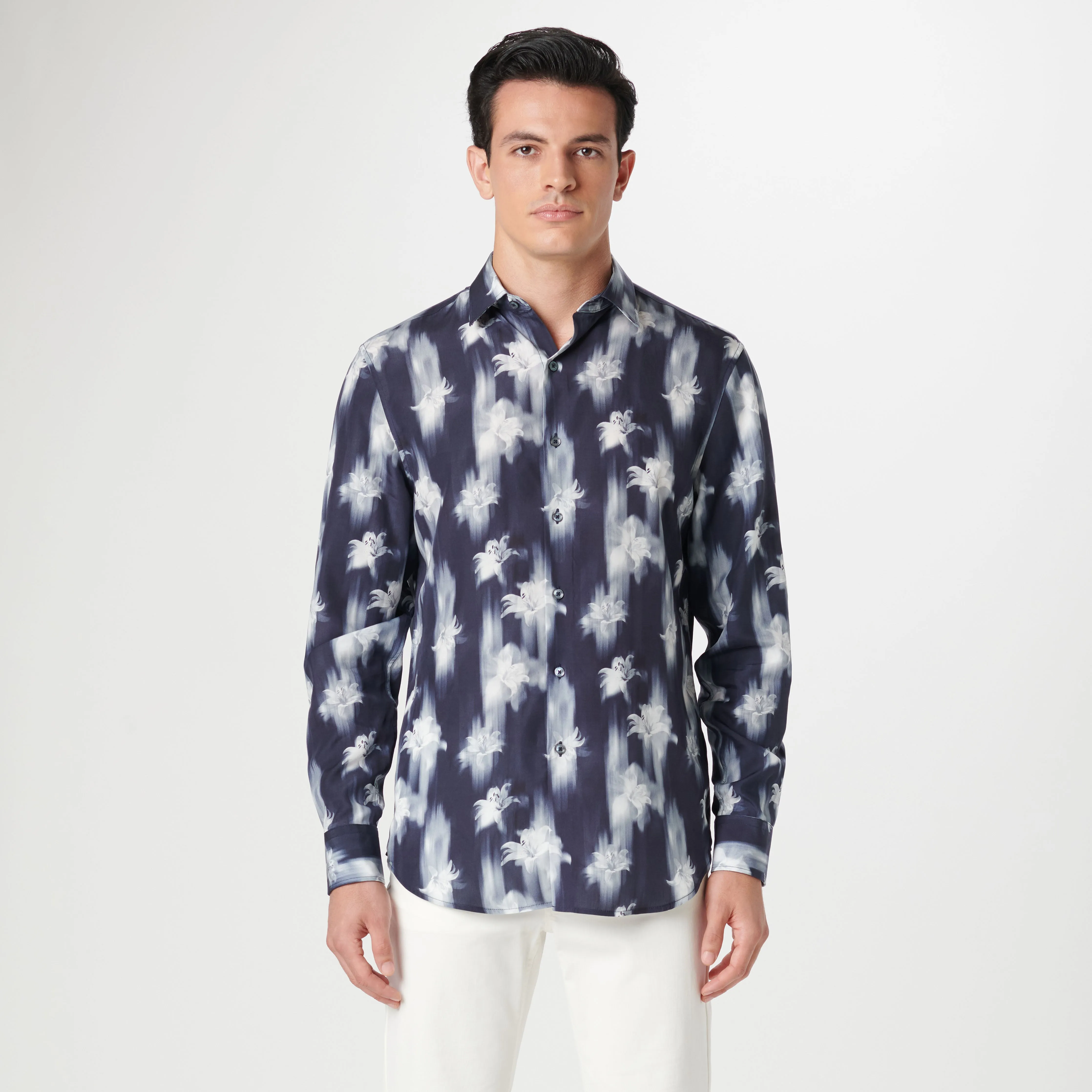 Julian Floral Shirt sold by Bugatchi product image thumbnail 3