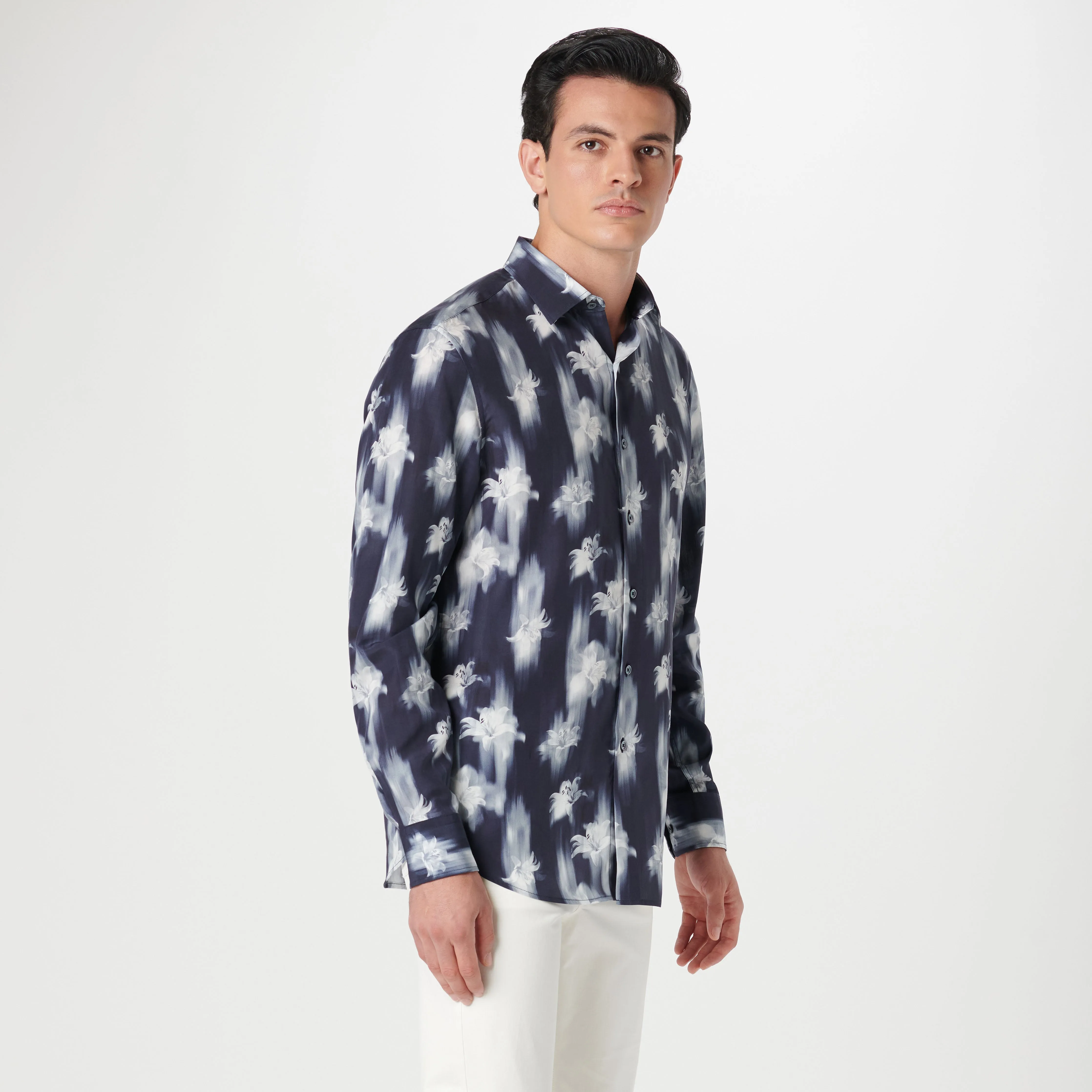 Julian Floral Shirt sold by Bugatchi product image thumbnail 4