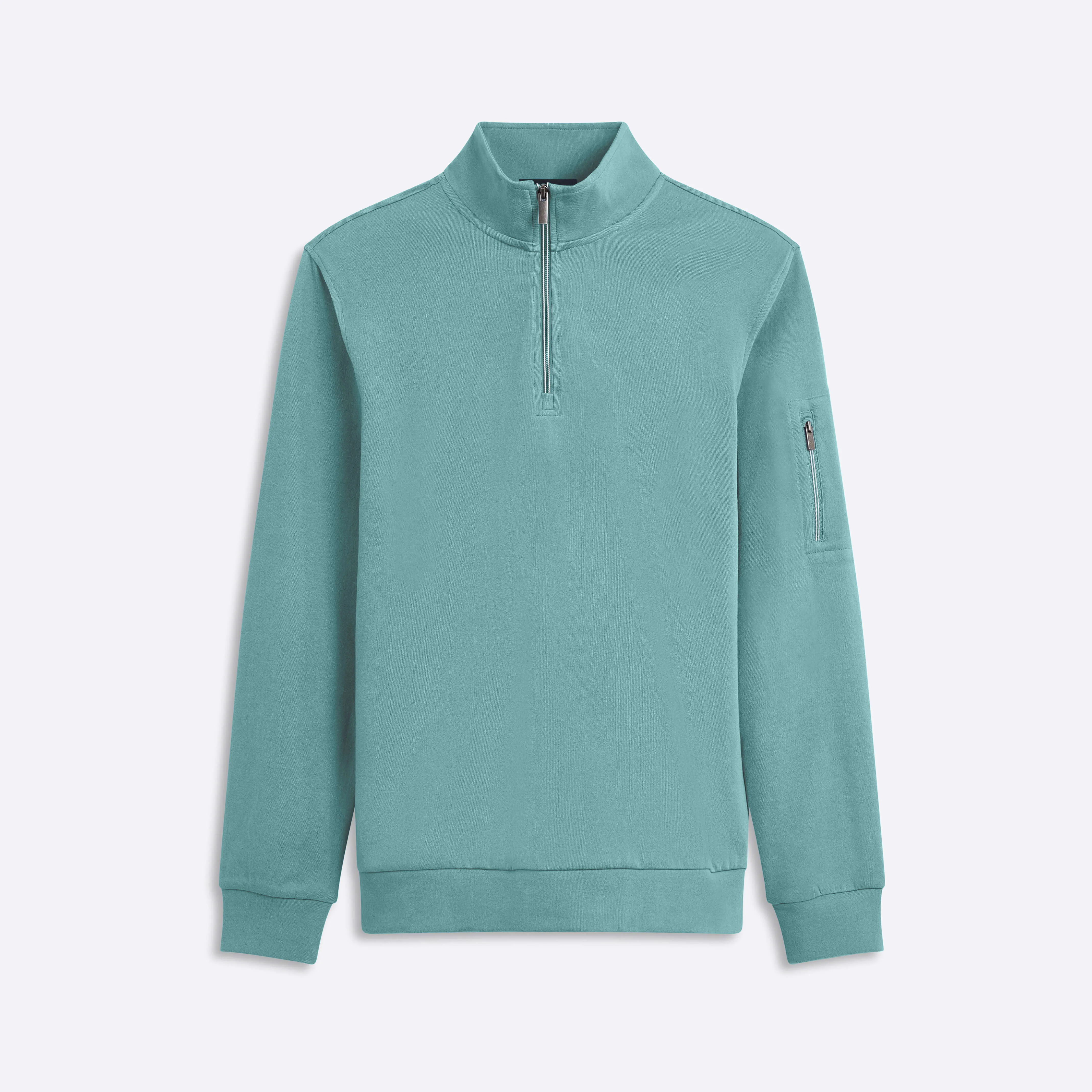 Quarter Zip Mock Neck sold by Bugatchi