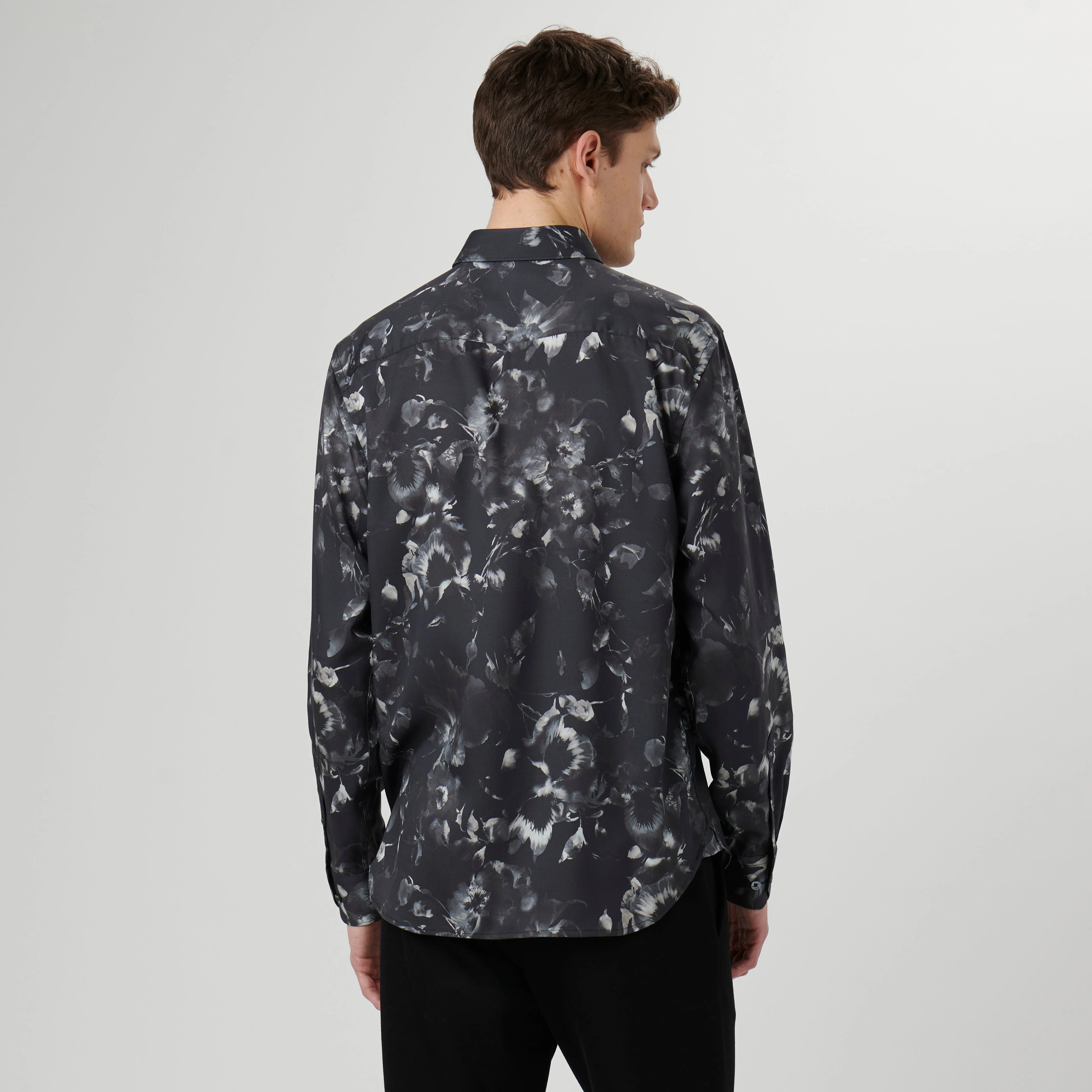 Julian Airbrush Floral Shirt sold by Bugatchi product image thumbnail 4